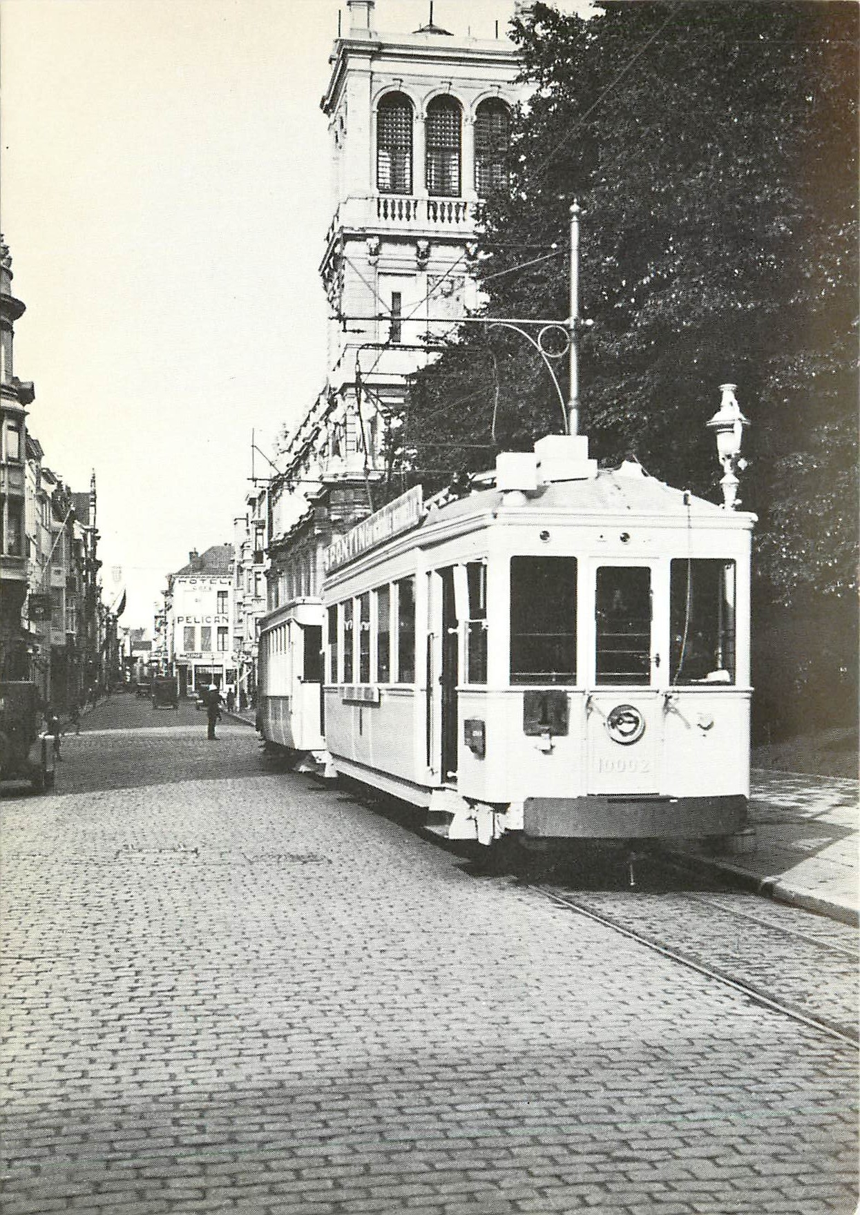 CPM SNCV - Oostende avenue Charles Janssens le 14 juin 1933