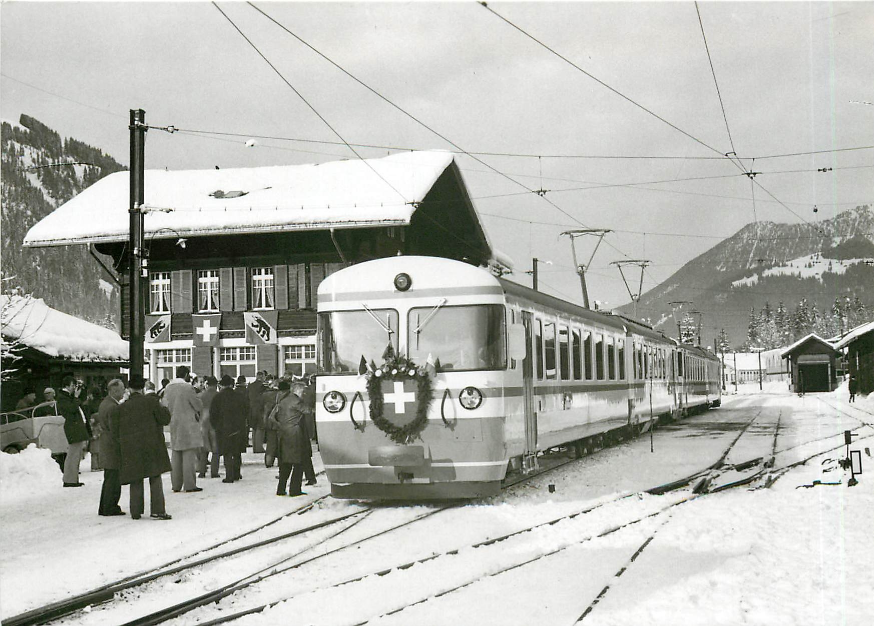 CPM Rame du 75e anniversaire a la Lenk 17.12.1976