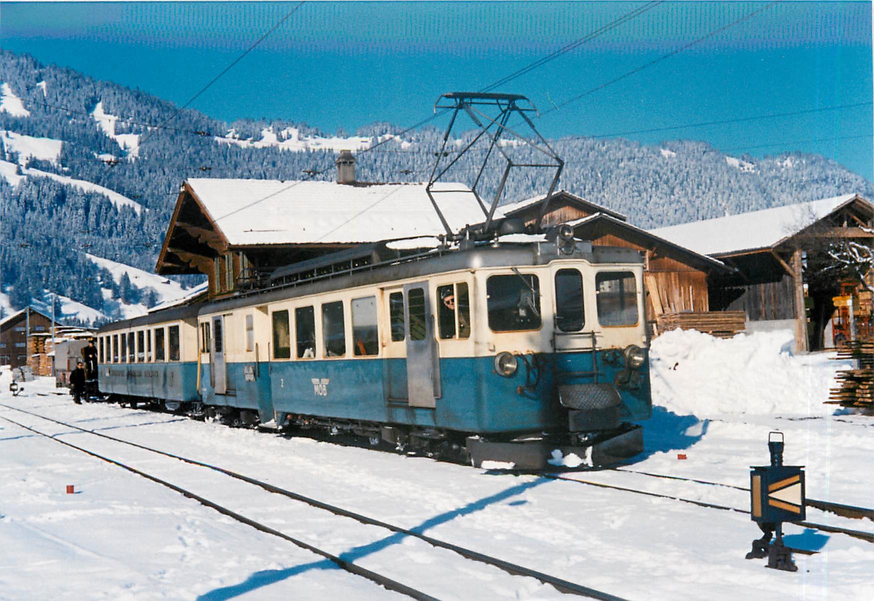 CPM Train pour la Lenk a Sankt-Stefan 15.2.1972