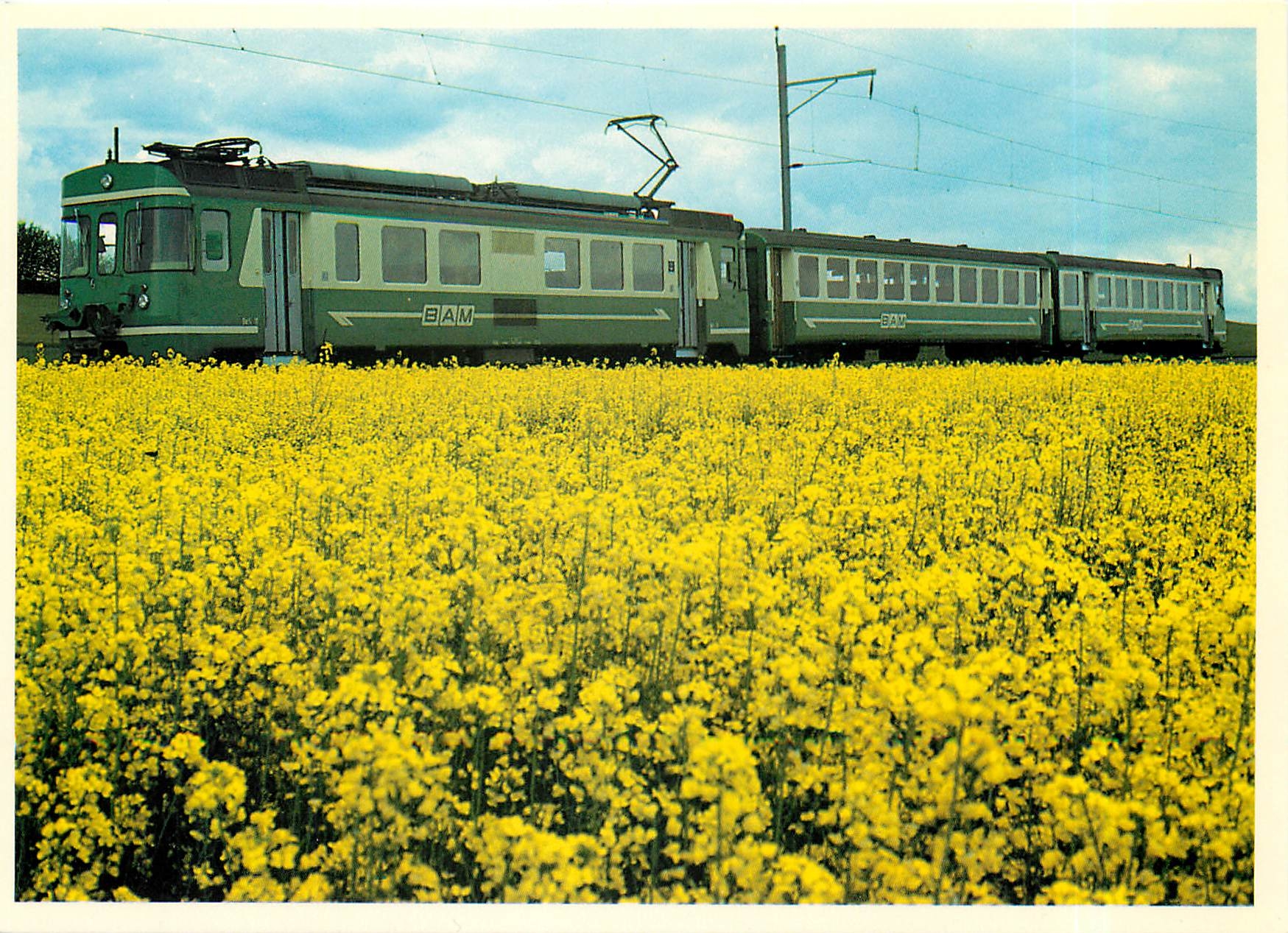 CPM Be 4/4 12 B4 62 et Bt 52 pres de Reverolle