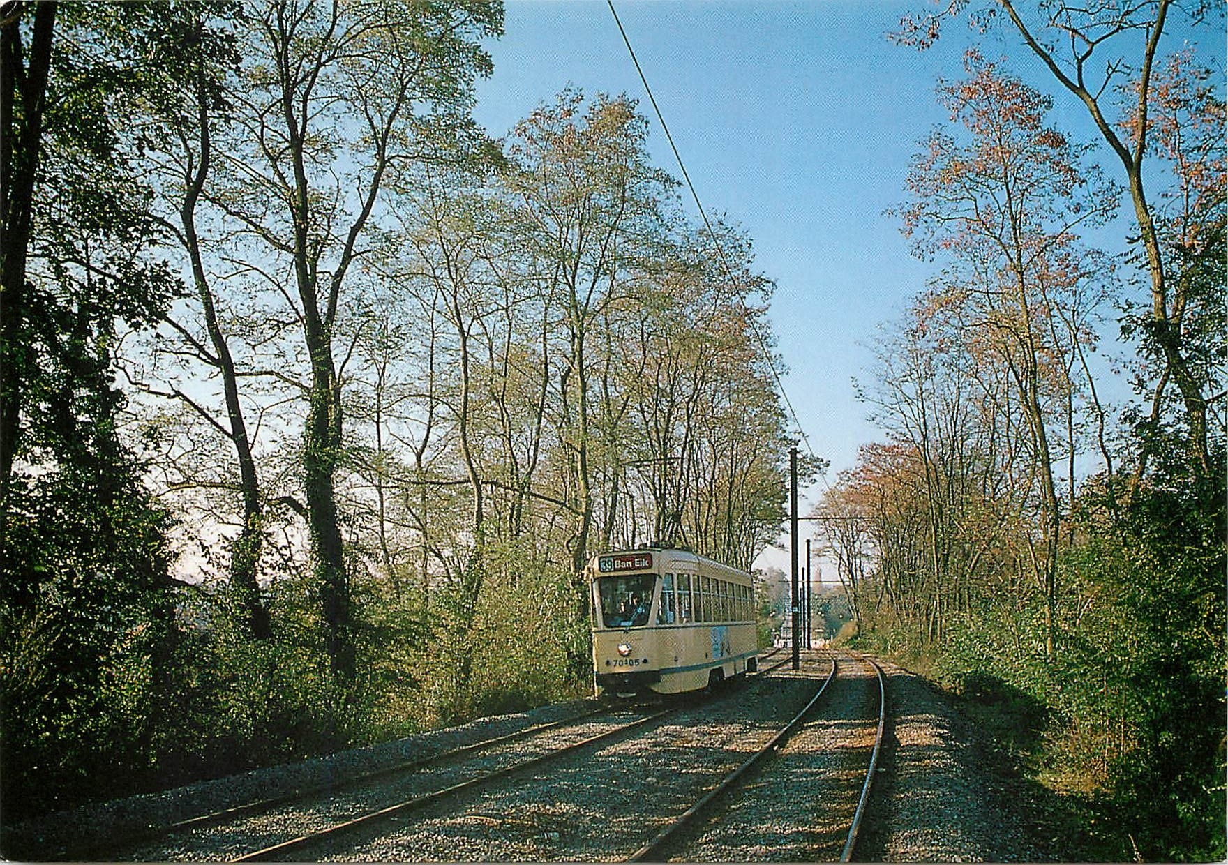 CPM Motrice/Rijtuig 7005 Entre les arrets Ruisseau et Ter Meeren