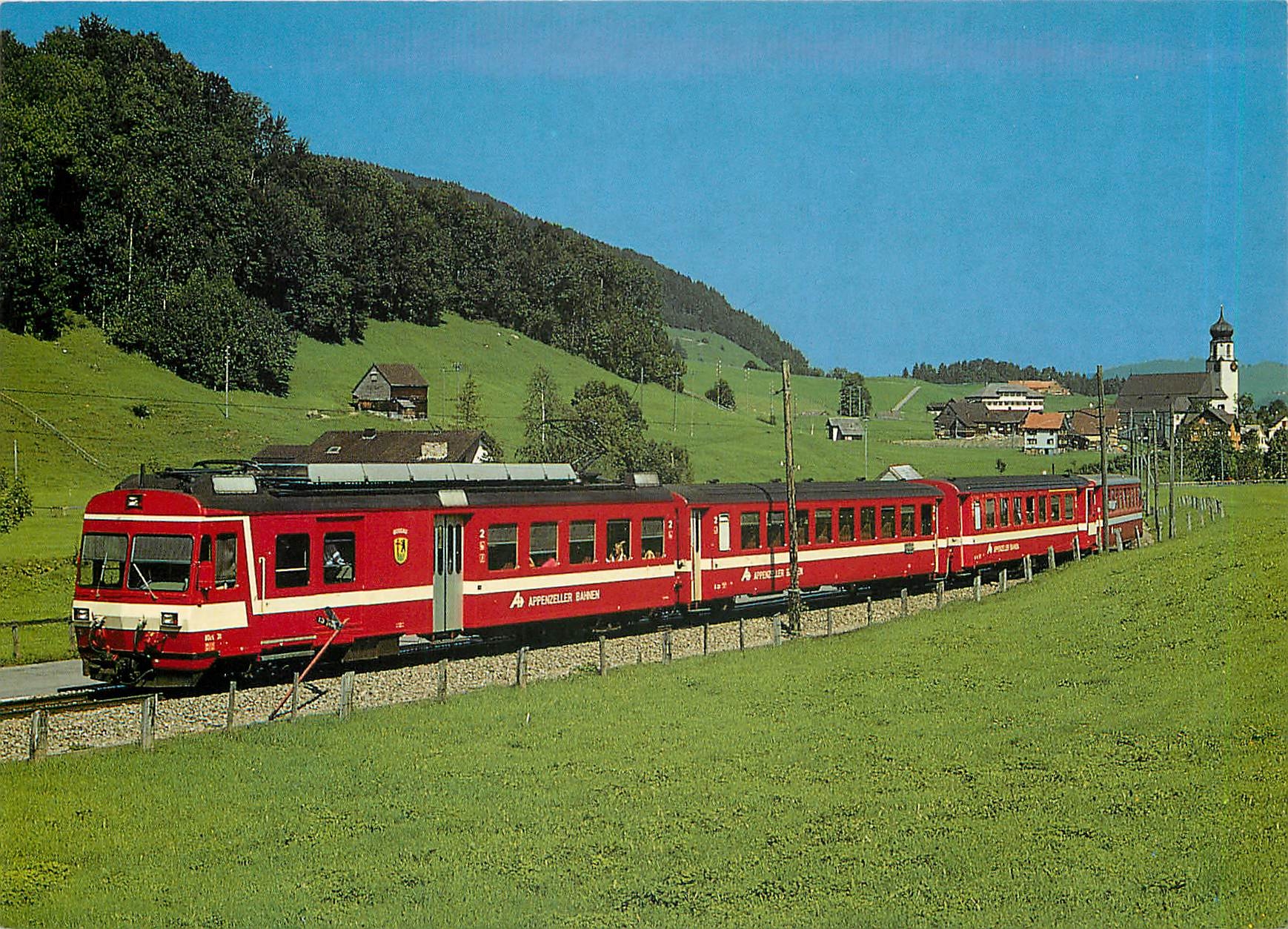 CPM Appenzeller-Bahnen (AB) Moderner Pendelzug mit BDe 4/4