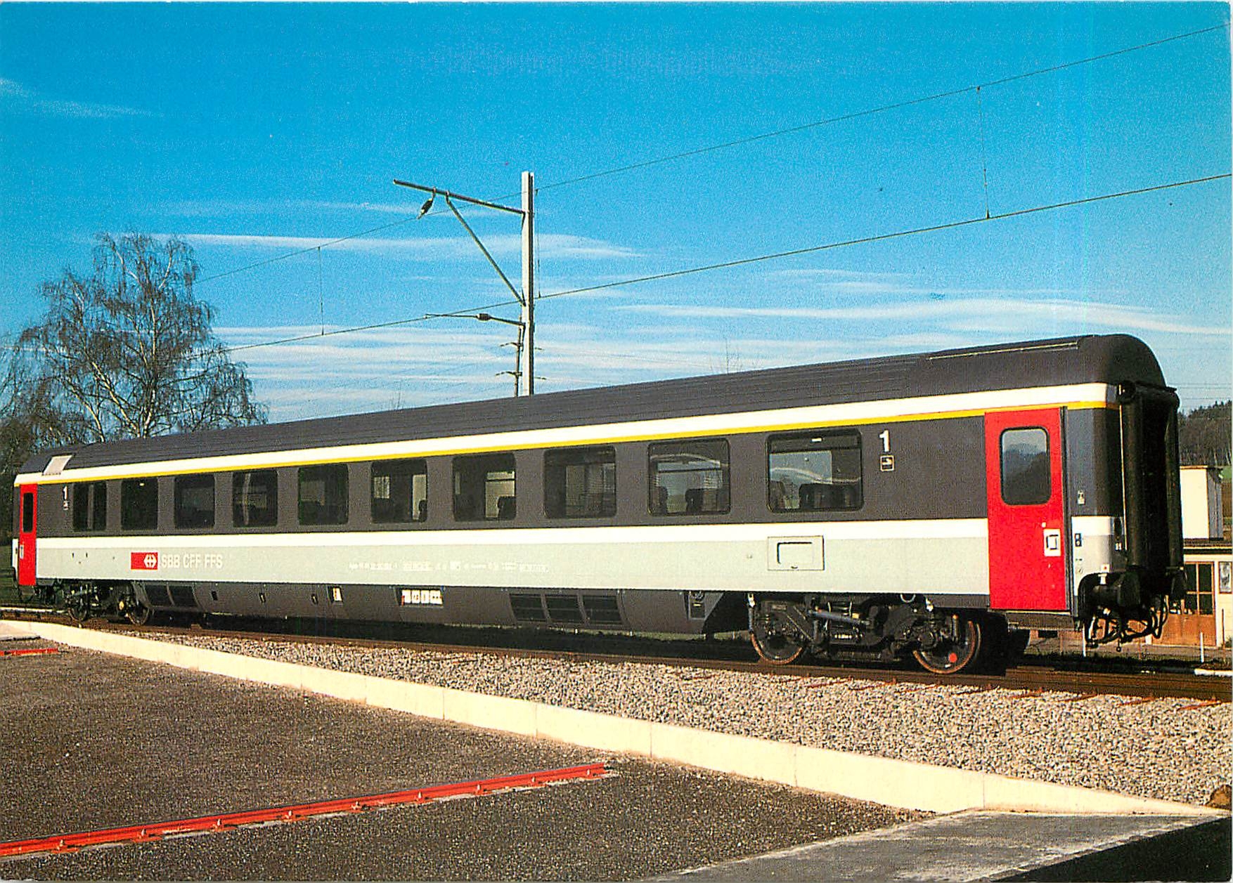 CPM Swiss Federal Railways (SBB) First class coach Apm SWA/ABB 1989