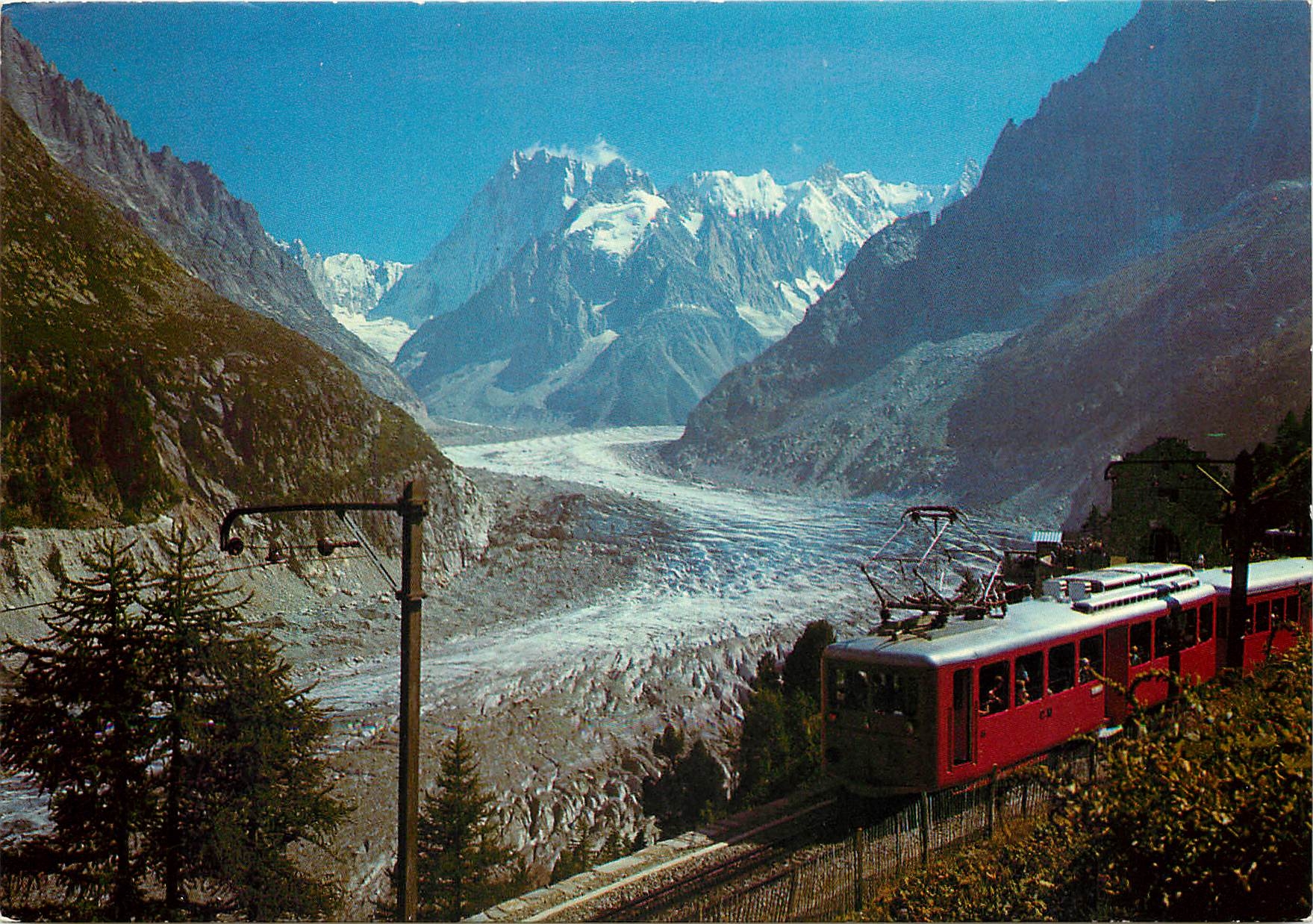 CPM La Mer de Glace et le Telepherique du Montenvers