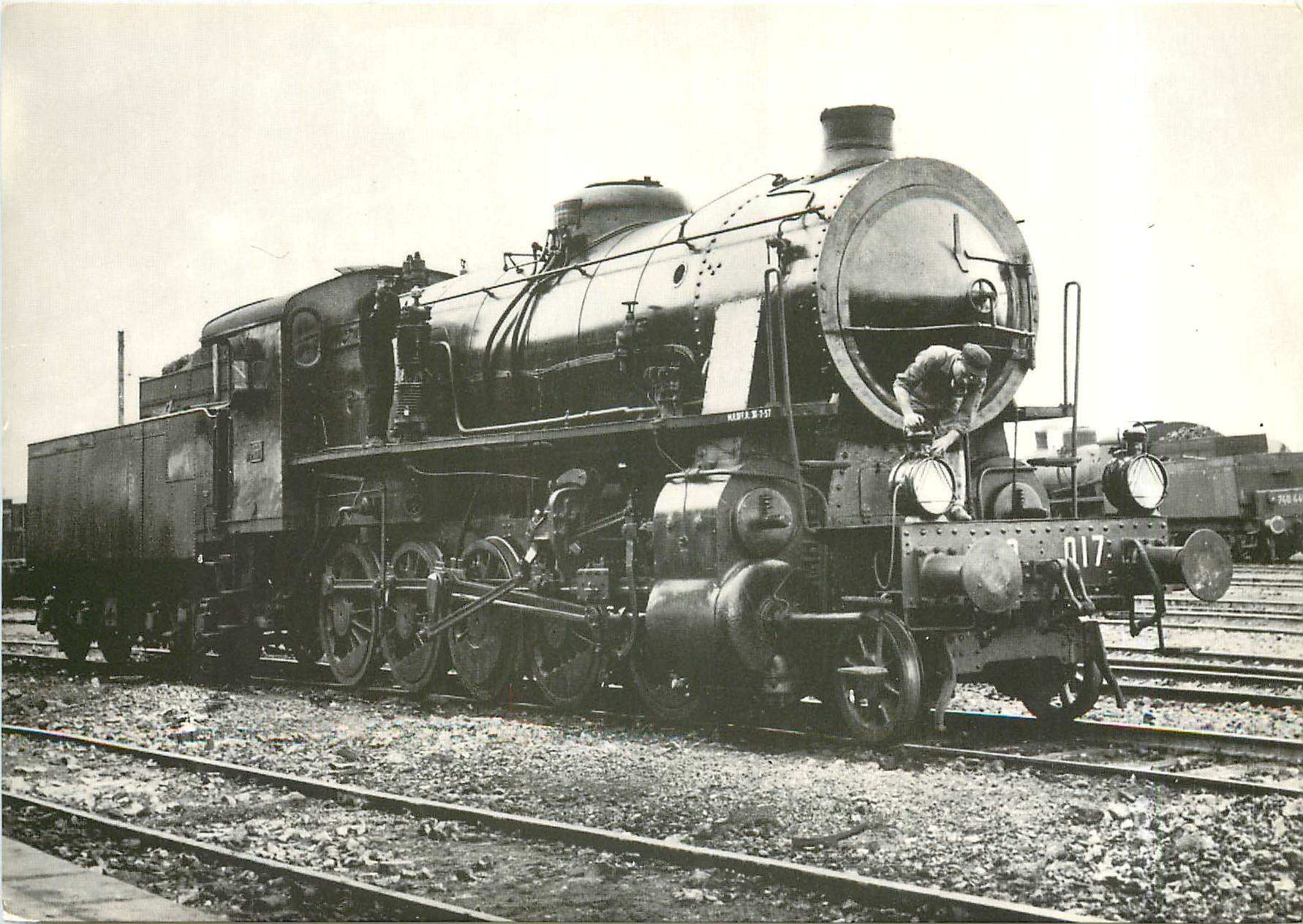 CPM Locomotiva a Vapore F.S. Gr. 480-017