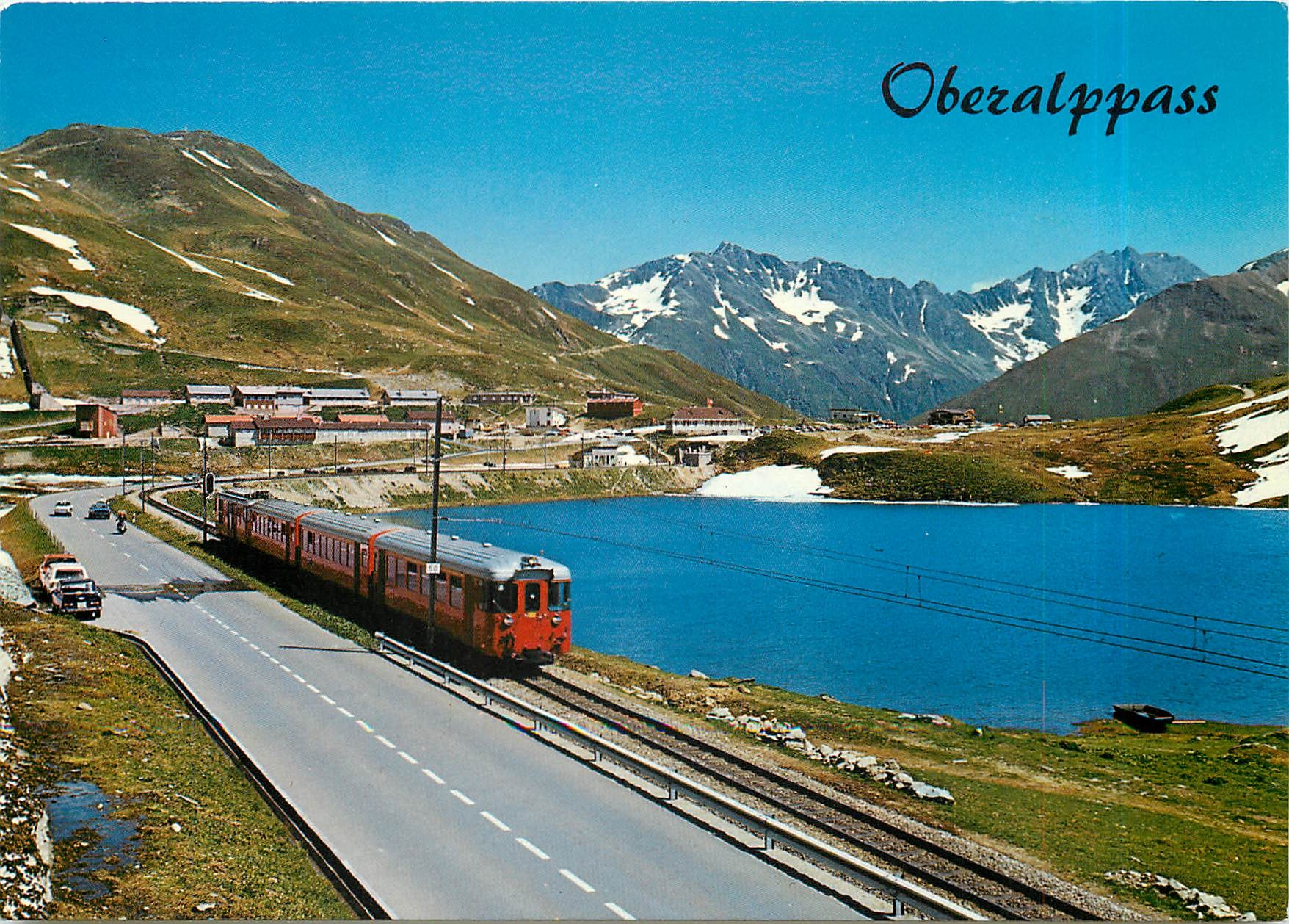 CPM Oberalppass 2048m mit Calmot und Piz Maler