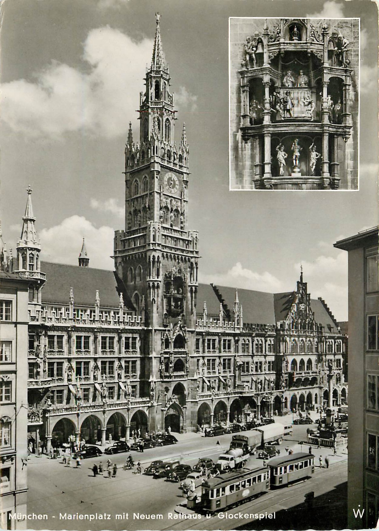 CPM Muenchen - Marienplatz mit Neuem Rathaus