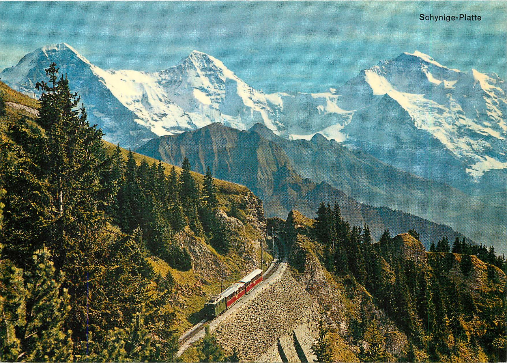 CPM Schynige-Platte-Bahn Eiger Moench und Jungfrau