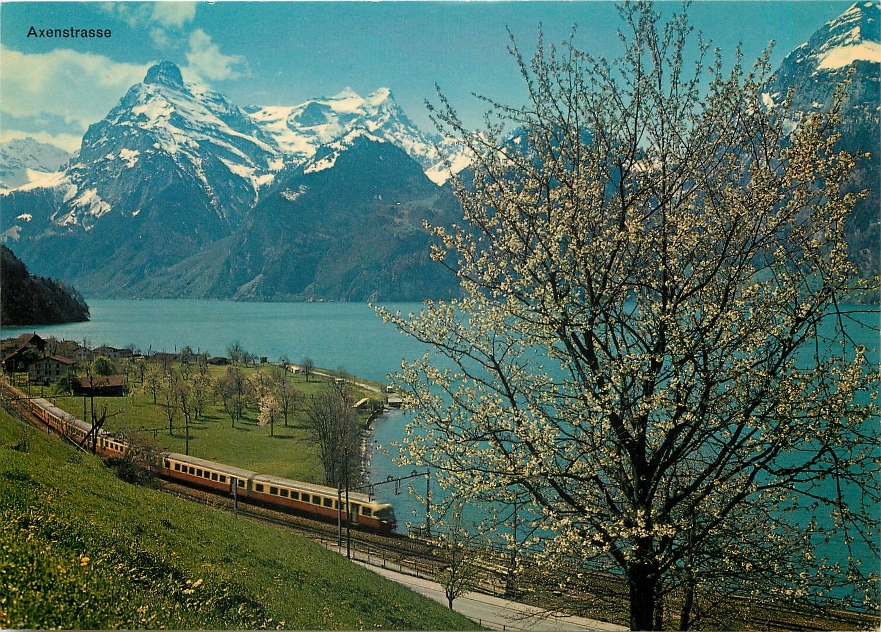 CPM Axenstrasse am Vierwaldstaettersee mit Urirotstock