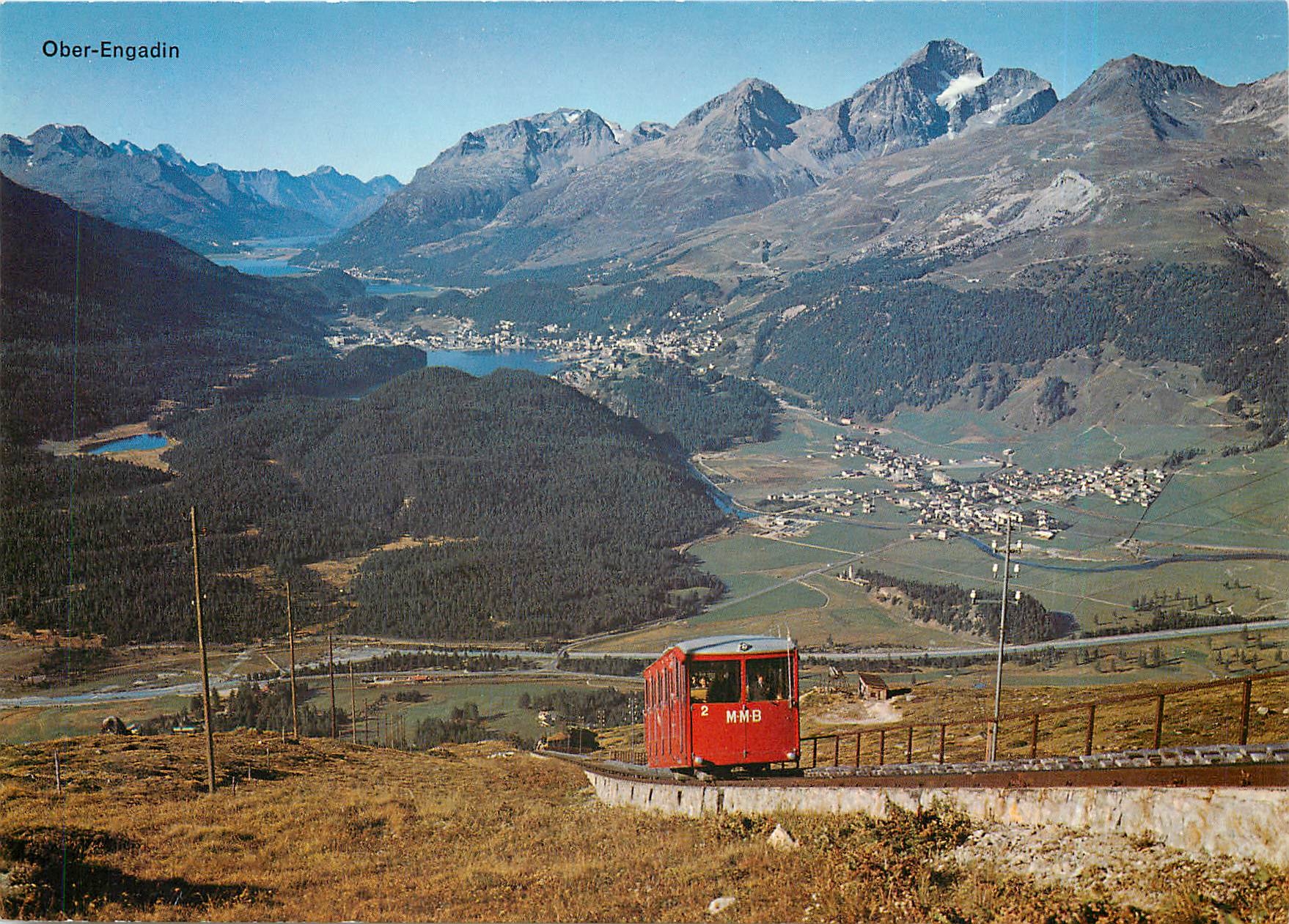 CPM Ober-Engadin von Muotas Muragl gegen Celerina und St. Moritz