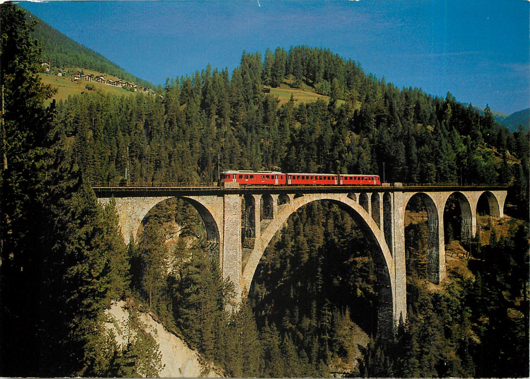 CPM Wiesen 1450m Rhaetische Bahn auf Wiesener Viadukt