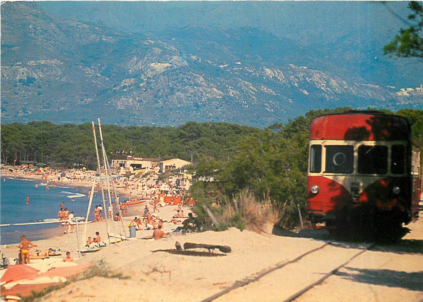 CPM Calvi Le train des Plages