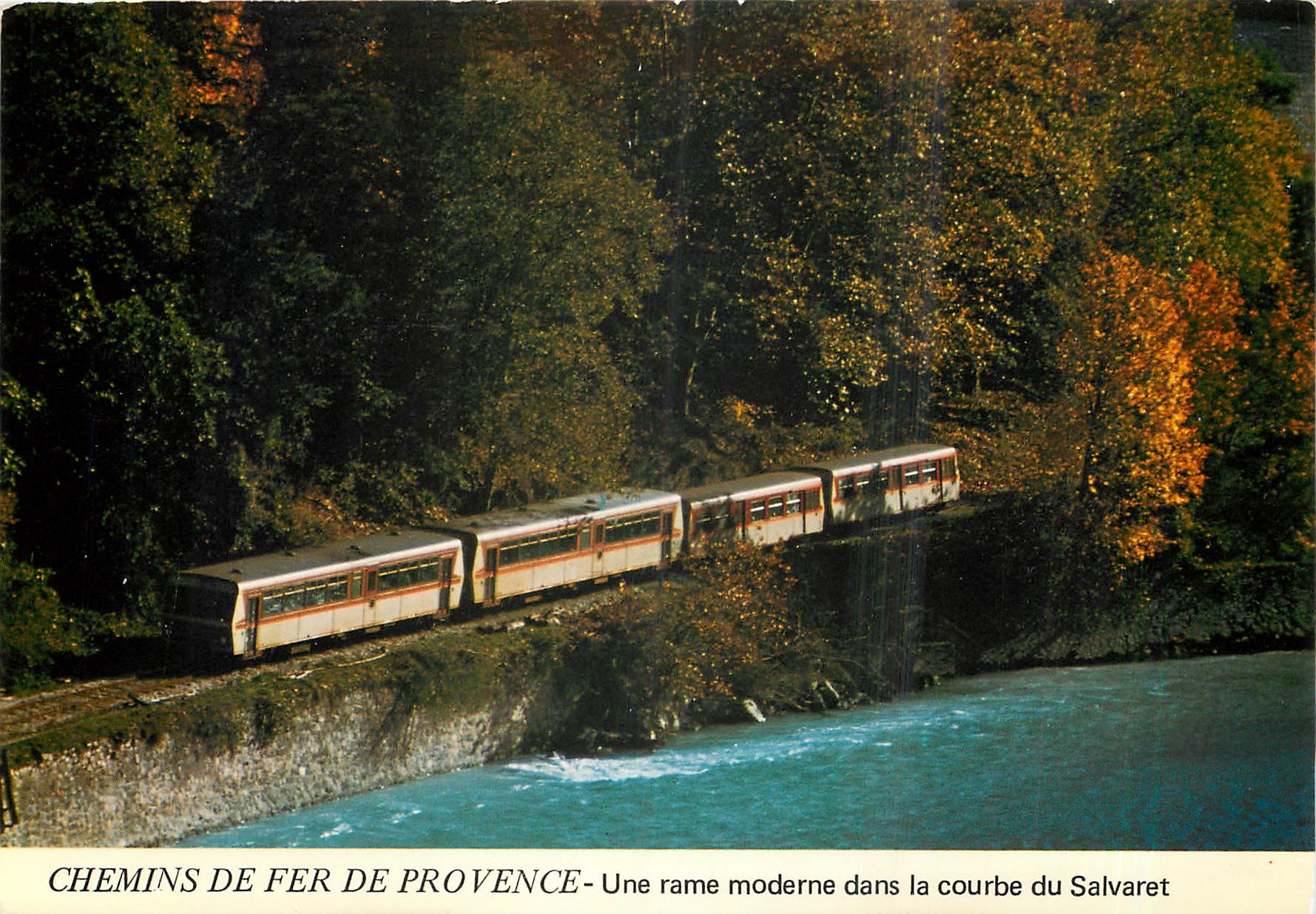 CPM Une rame moderne dans la courbe du Salvaret