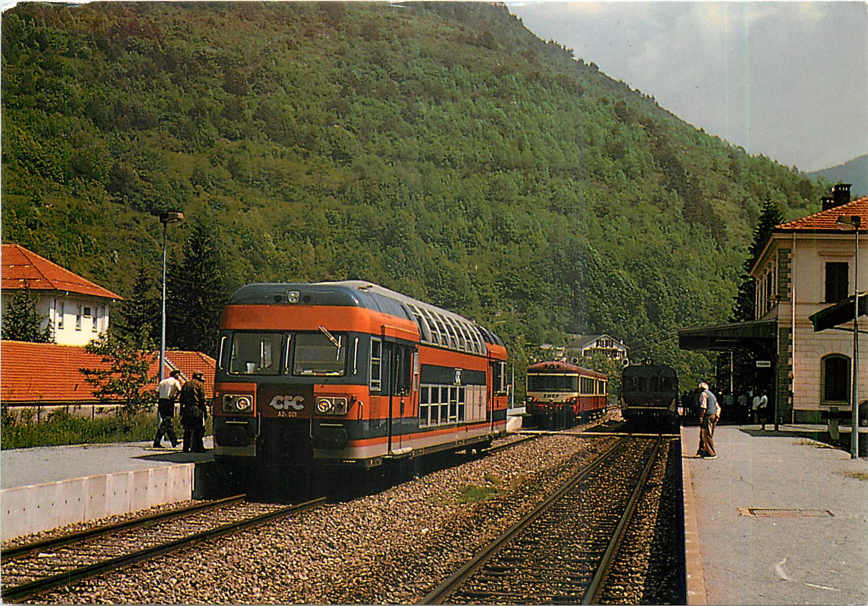 CPM Autorail prototype a deux niveaux Cafici A2n-001