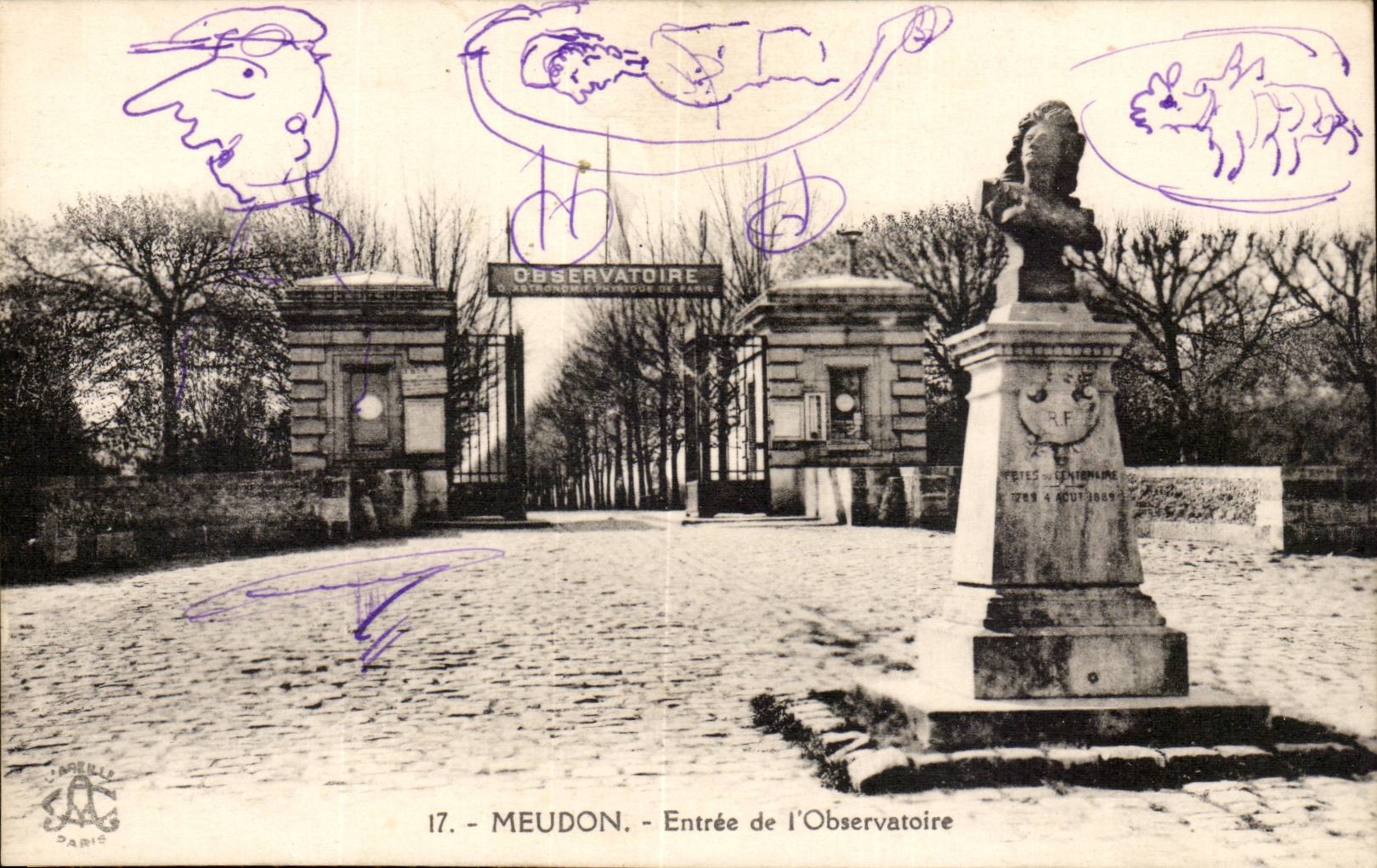 Meudon CPA Entrance of the observatory