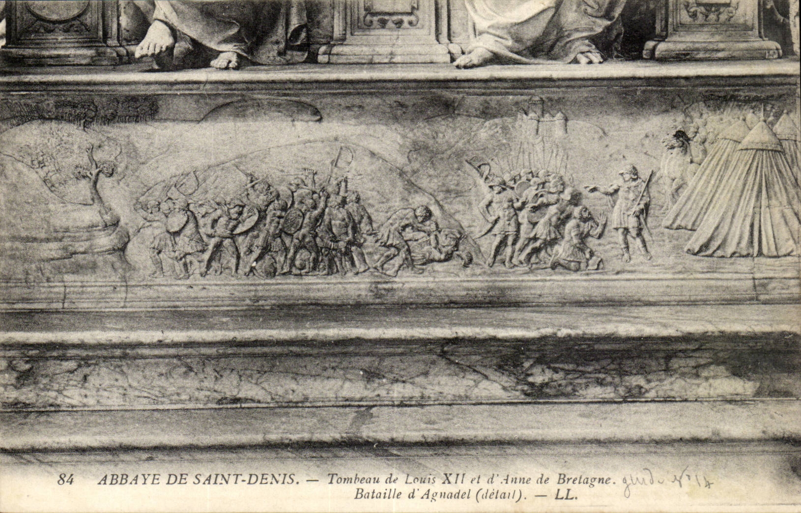 Abtei Grabs des Saint-Denis CPA von Louis XII und Anne der Bretagne-Kampfe von Agnadel