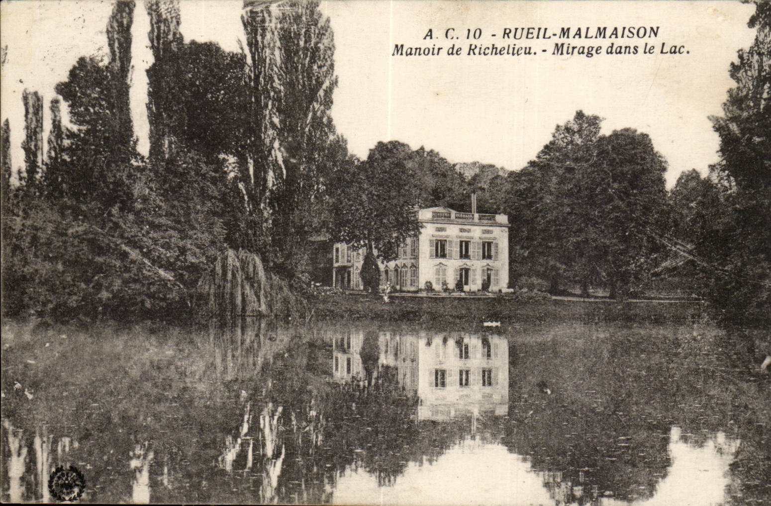 Rueil malmaison CPA Manor of Richelieu Mirage in the lake