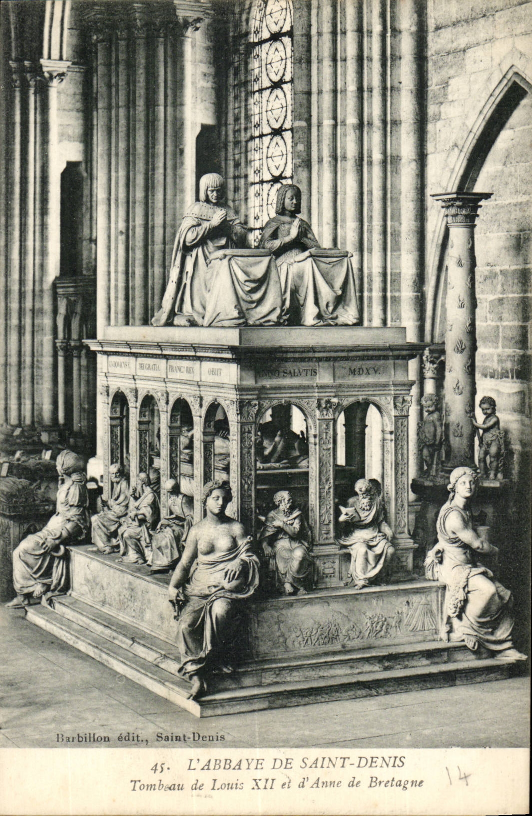 CPA die Abtei Grabs des Saint-Denis von Louis XII und von Anne von Bretagne