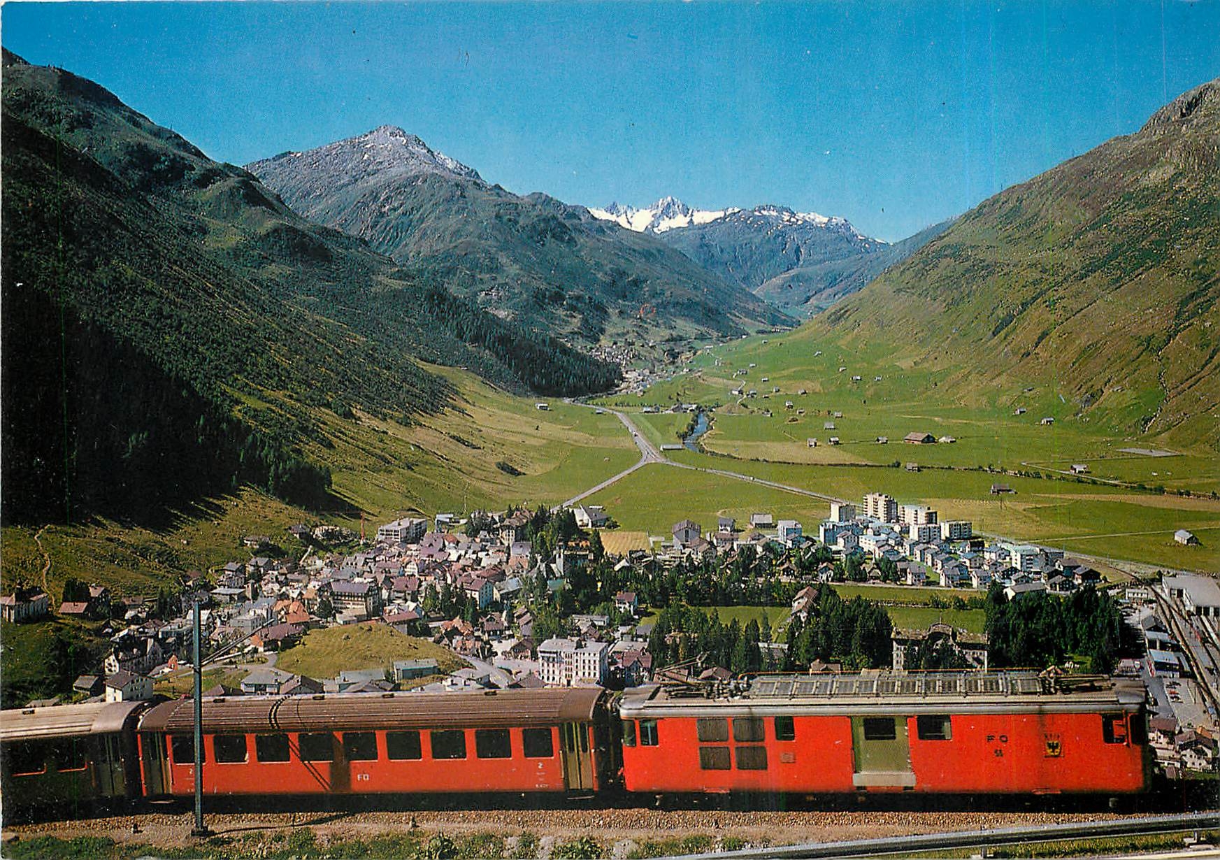 CPM Andermatt mit Furka Oberaip Bahn Switzerland