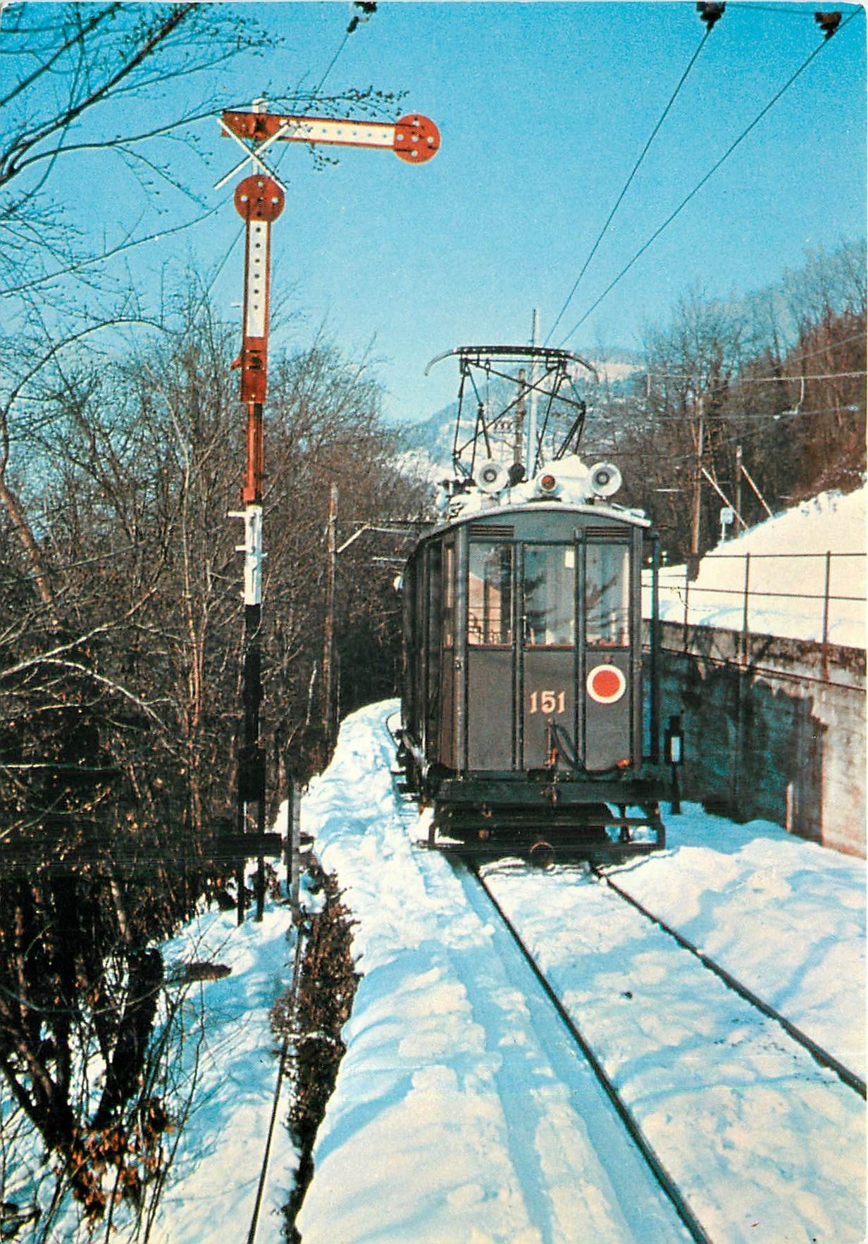 CPM Chemin de fer touristique Blonay Chamby région Montreux Suisse