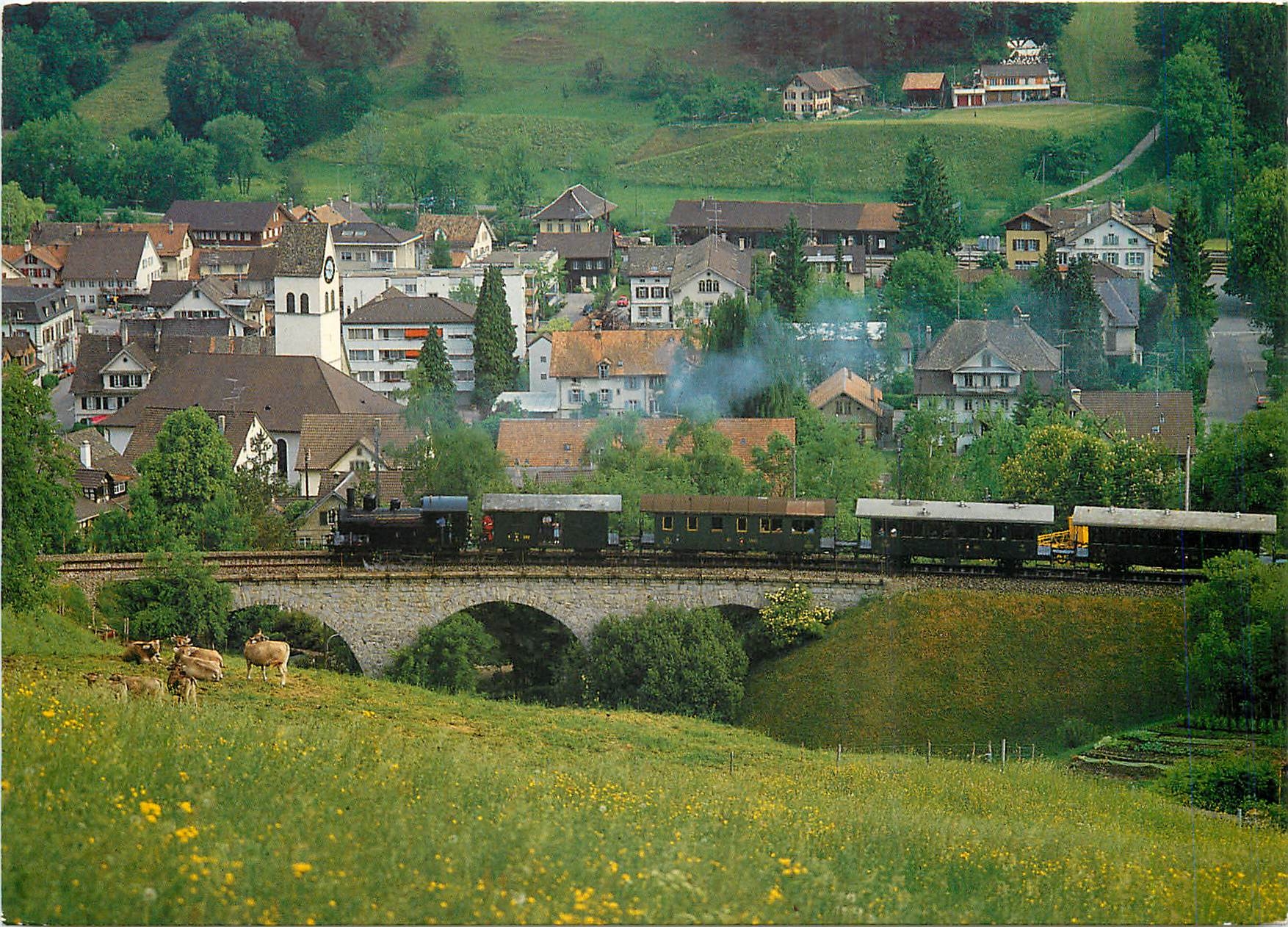 CPM Bauma ZH im Tosstal mit Dampfzuglein Bauma Hinwil