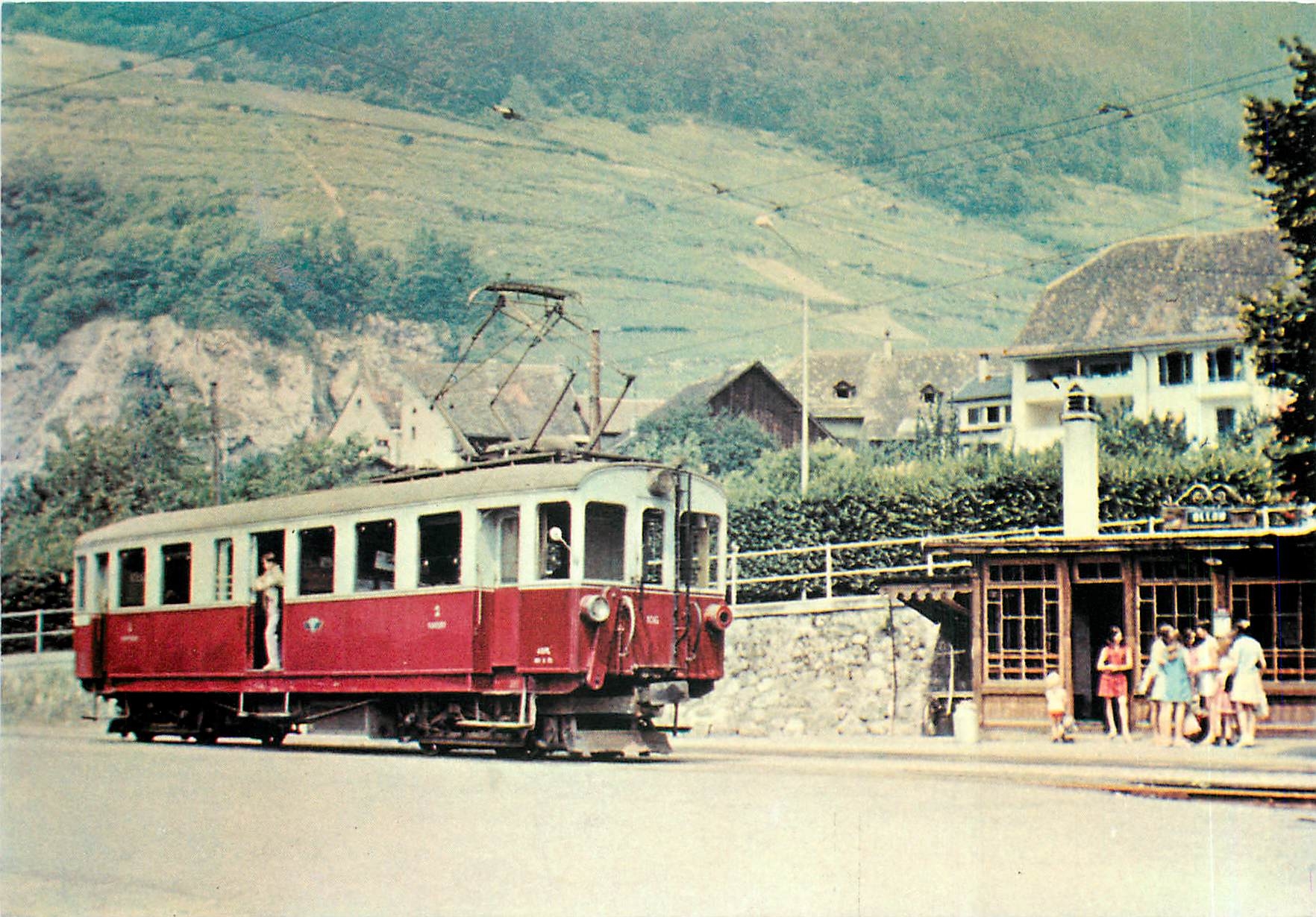 CPM Aomc en gar d'Ollon 5 juillet 1969