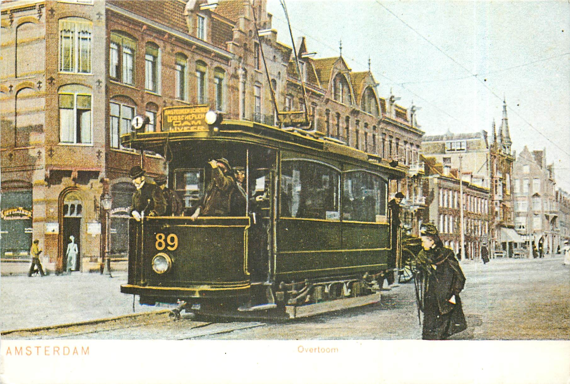 CPM Vue d'Amsterdam vers l'an 1900