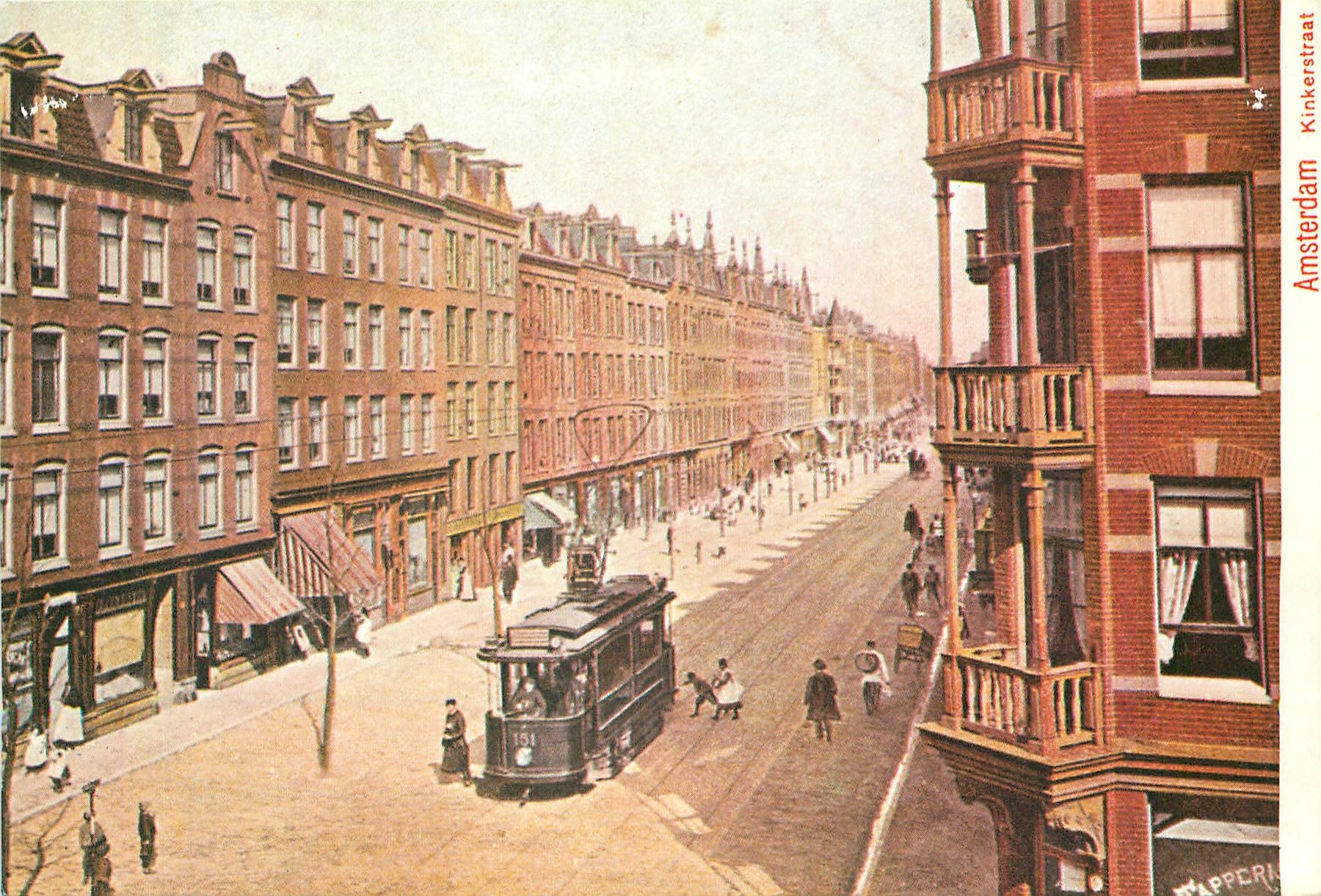 CPM Vue d'Amsterdam vers l'an 1900
