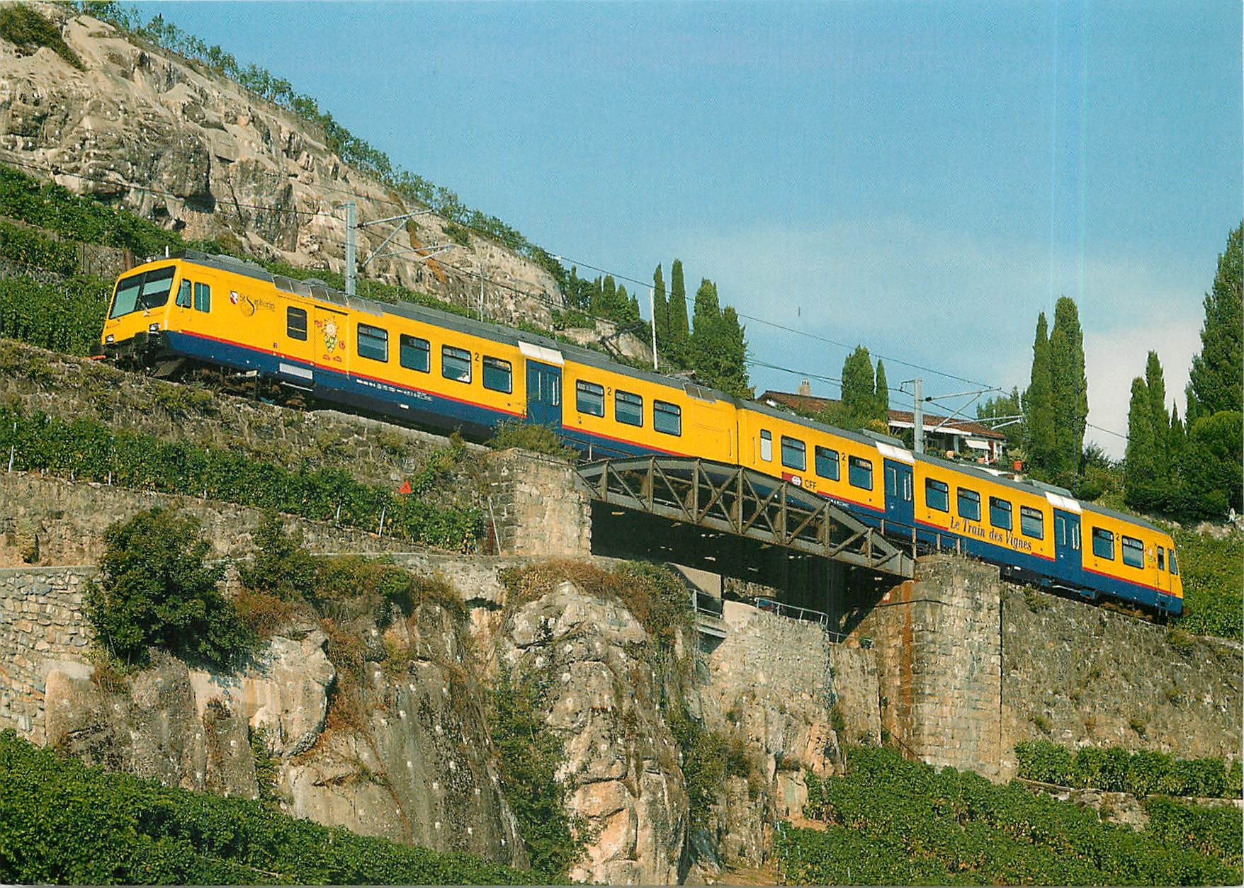 CPM Chemin de fer Vevey Chexbres