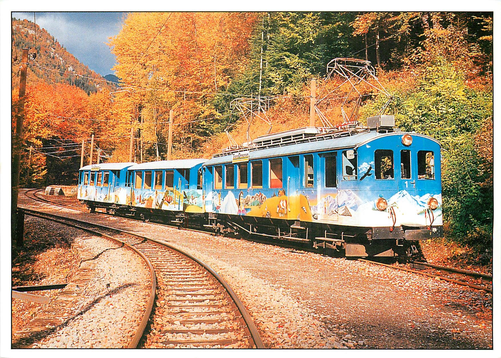 CPM Chemin de Fer Aigle Sépey Diablerets Train Tramsormonan