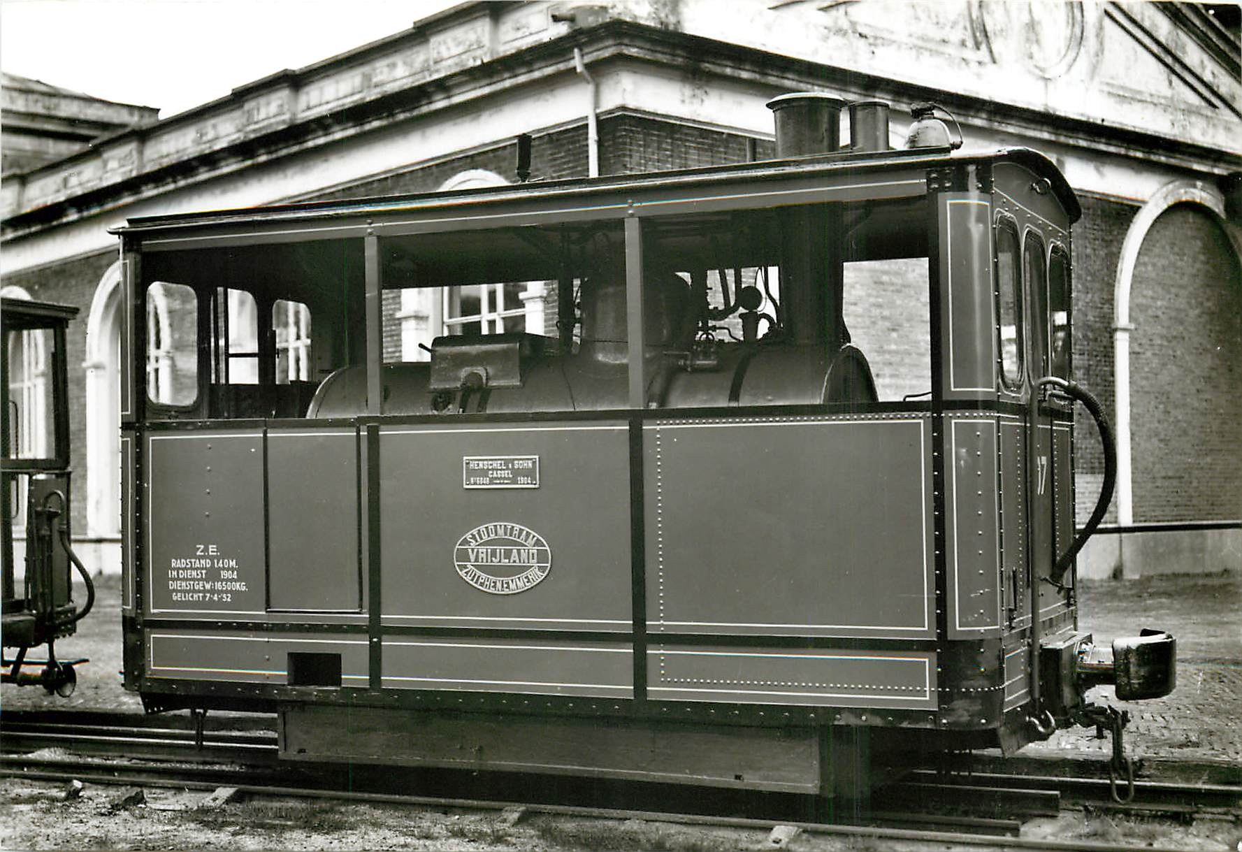 CPM Locomotief Vrijland van de Stoomtram Zutphen Emmerik 1904