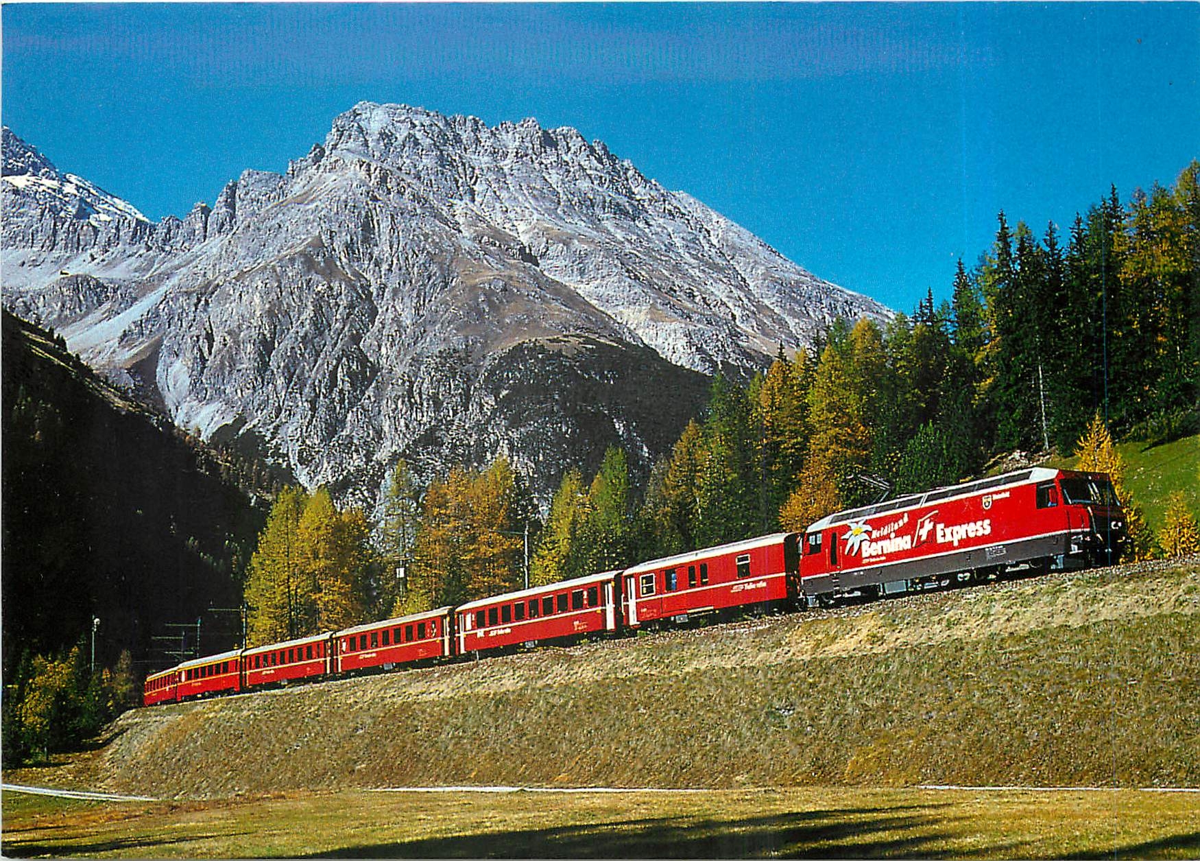 CPM Heidiland Bernina Express zwischen Muot und Preda