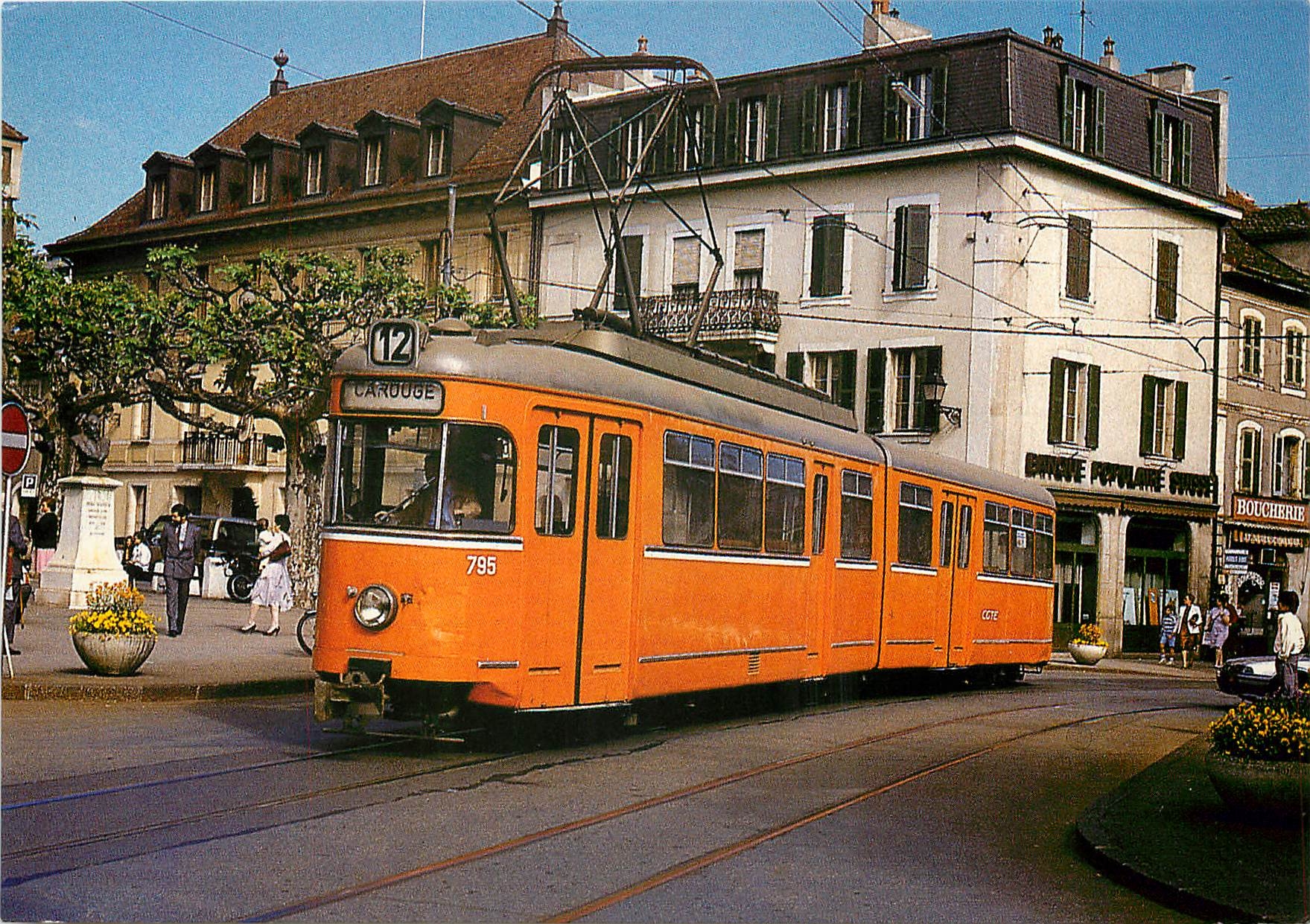 CPM Place du Marche motrice Duwag type Be