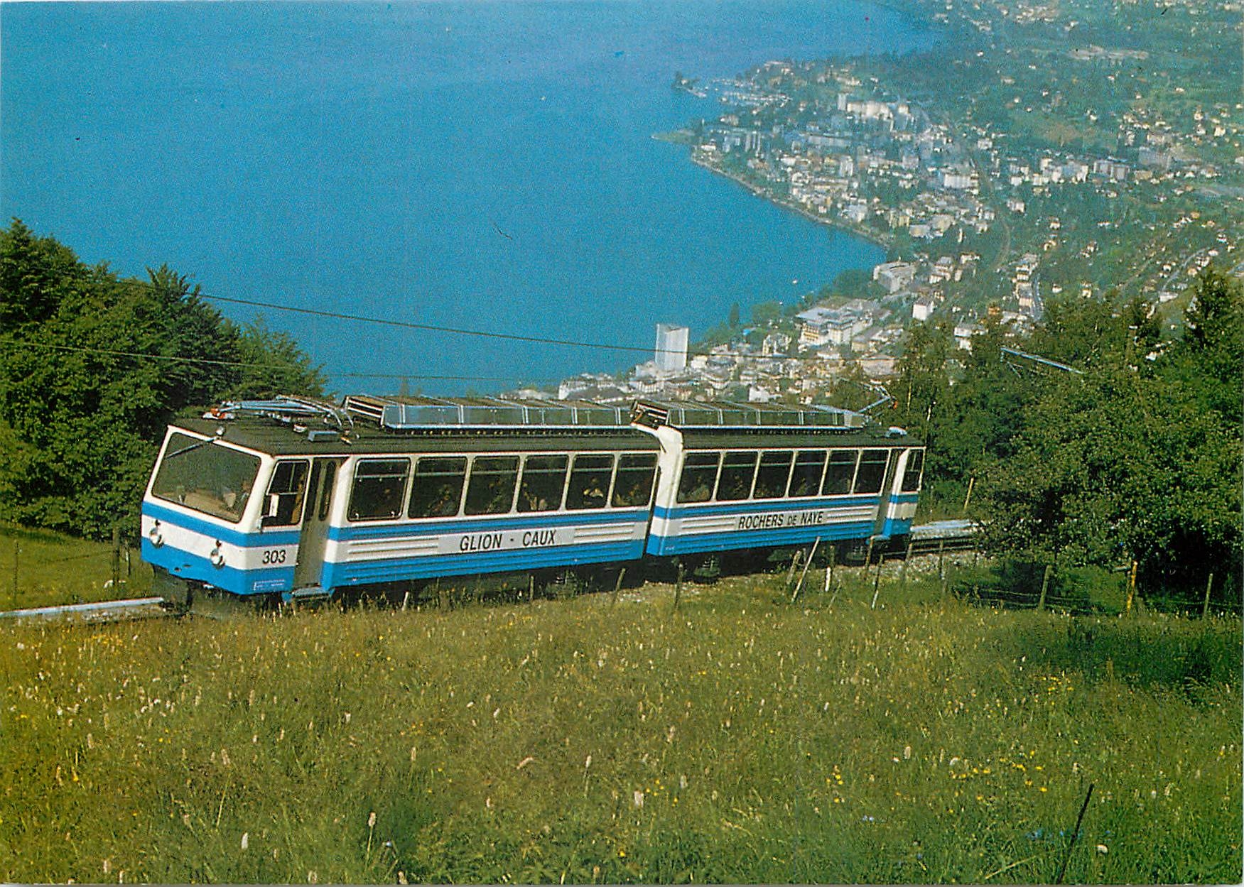 CPM Montreux automotrice double des Rochers de Naye