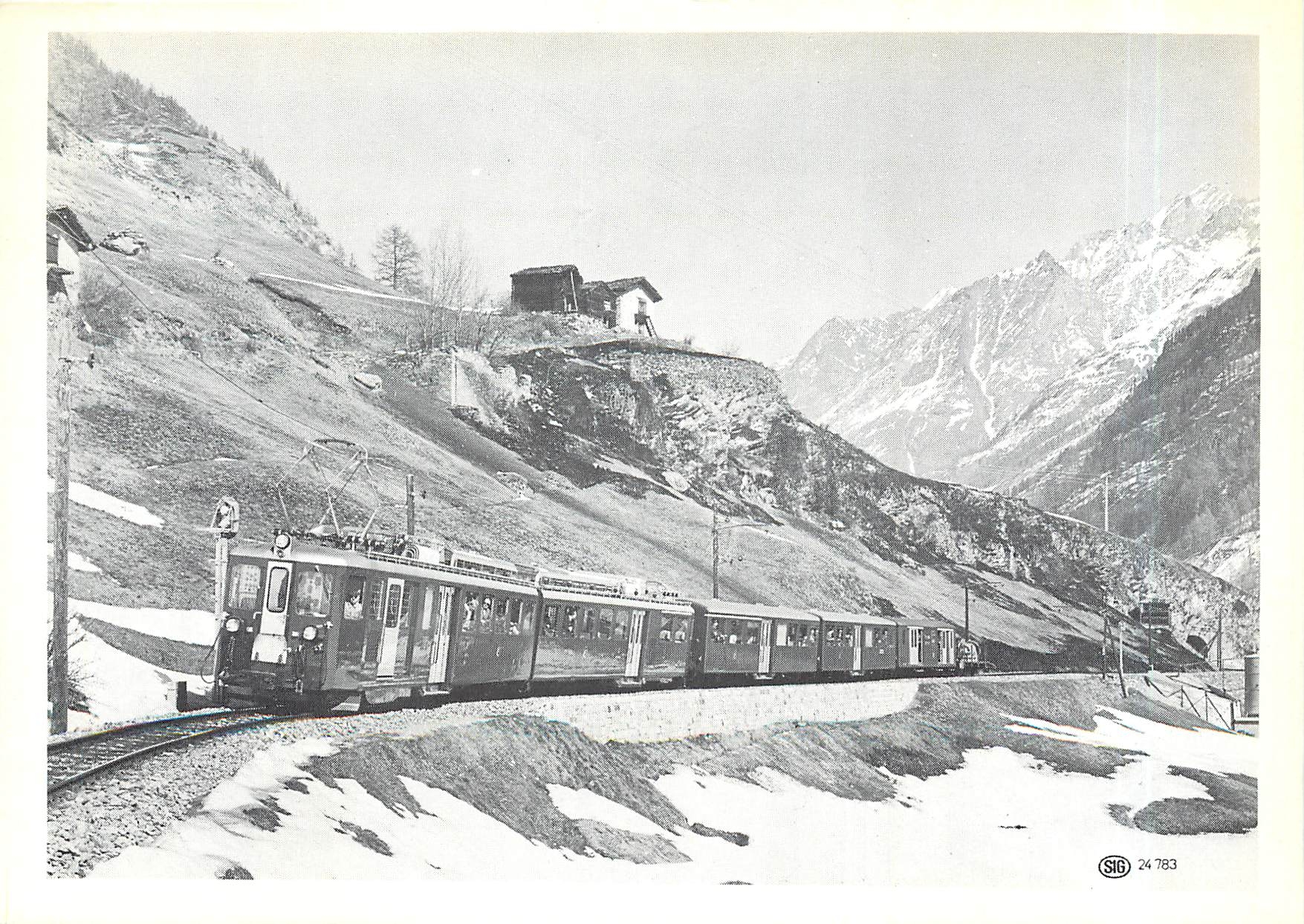 CPM Brigue Viège Zermatt automotrice ABDeh