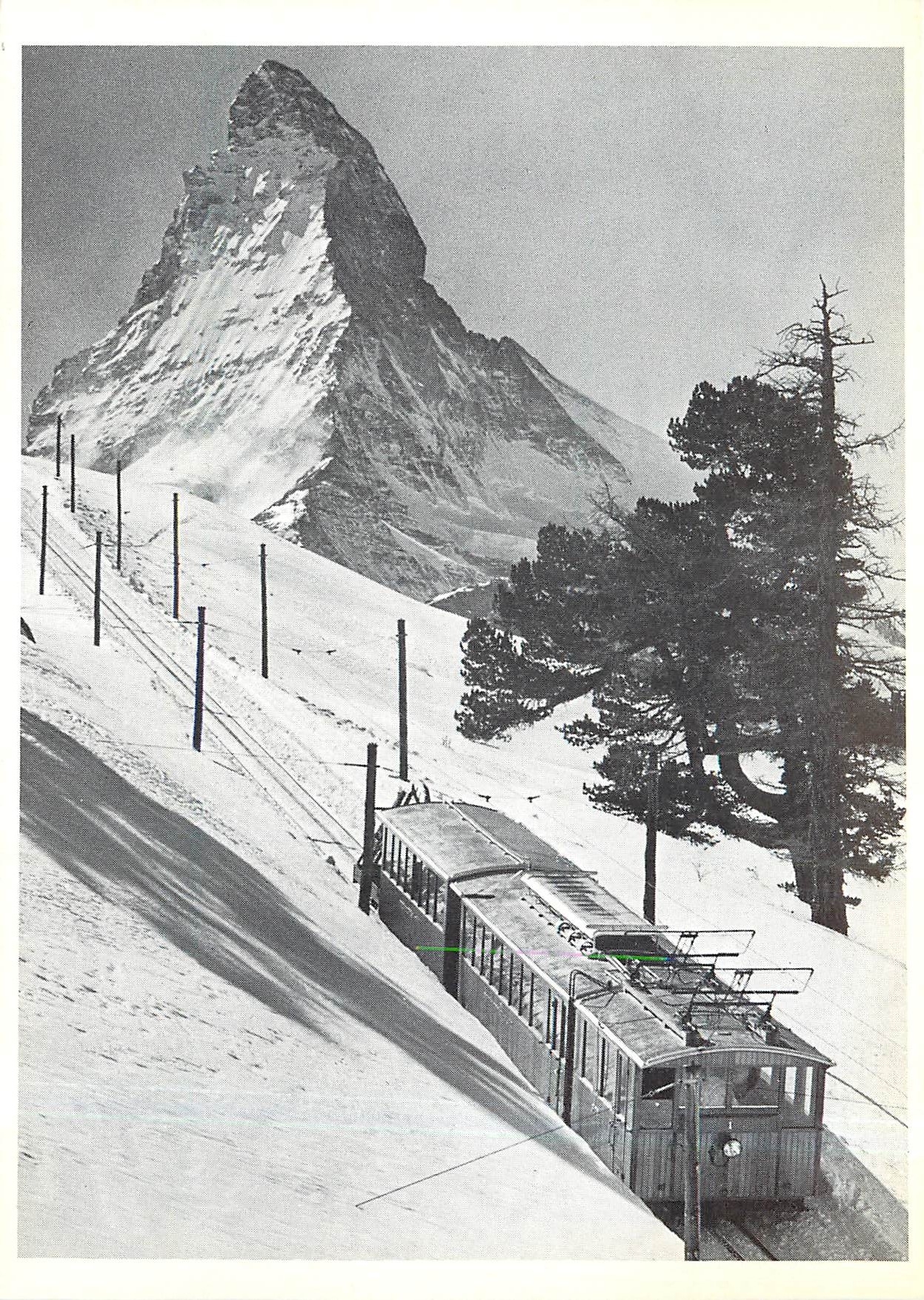 CPM Riffelboden anciennce composition Rowan du chemin de fer Zermatt Gornergrat