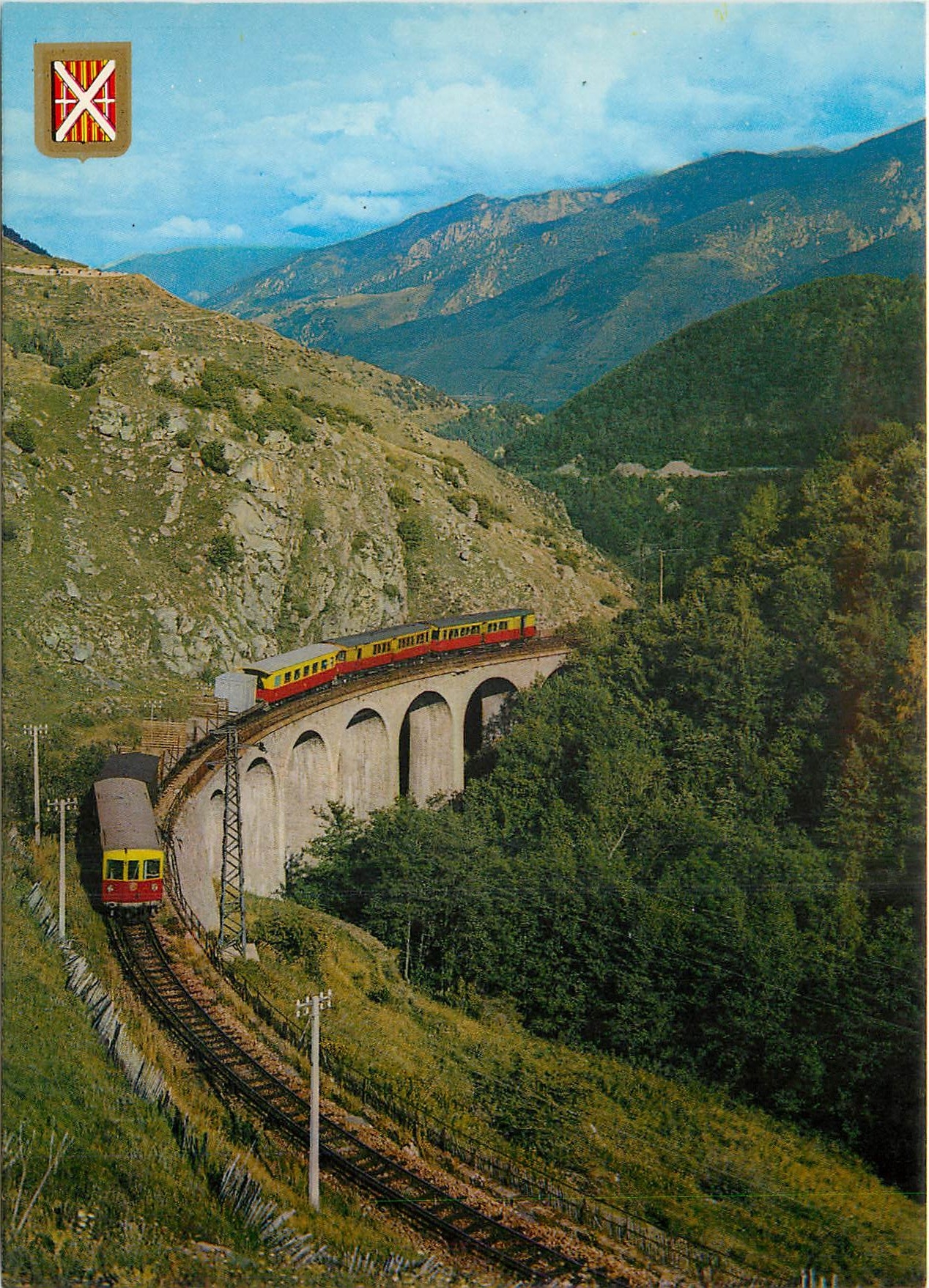 CPM Le petit train jaune ligne de Villefranche à Latour de Carol
