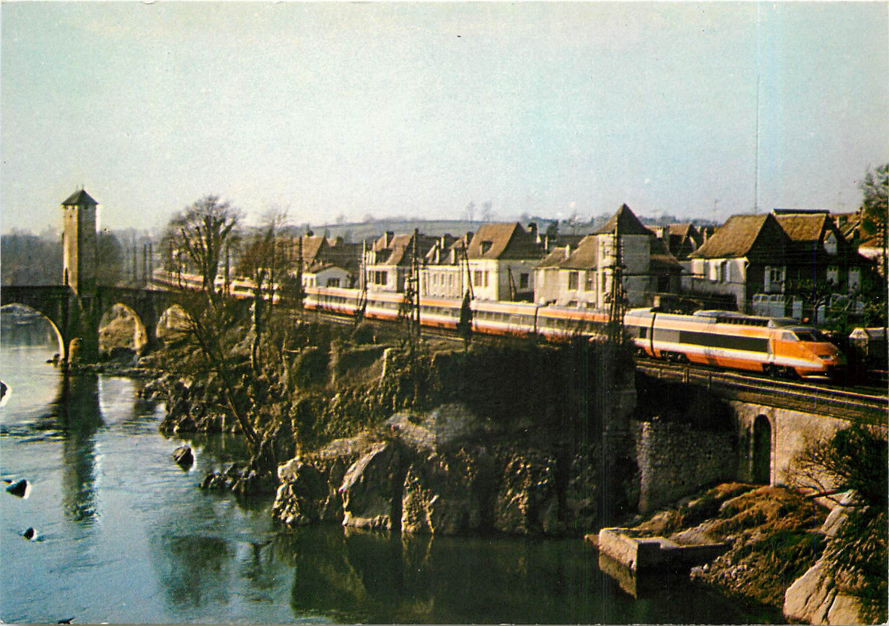 CPM Gave de Pau en direction de Lourdes en essai 26 février 1979