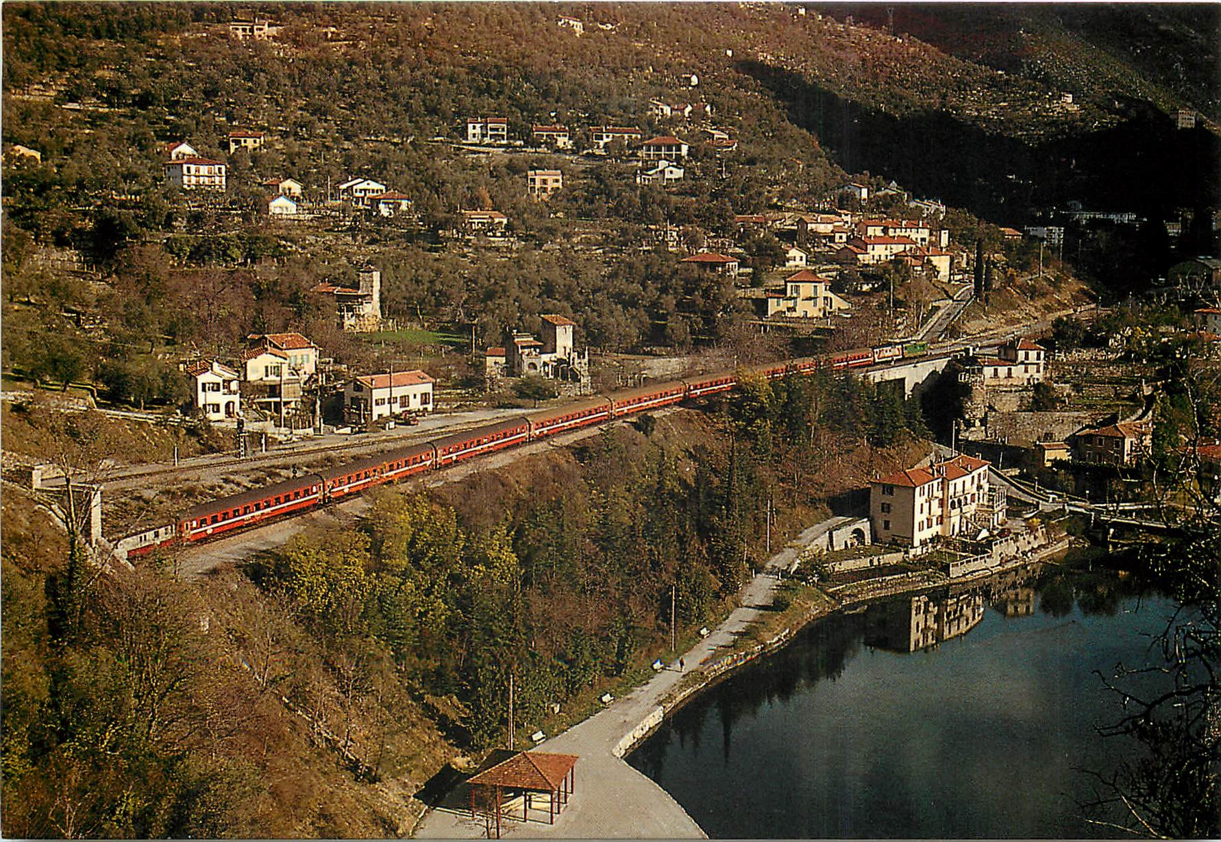 CPM Bareil sur Roya train spécial San Remo Berne