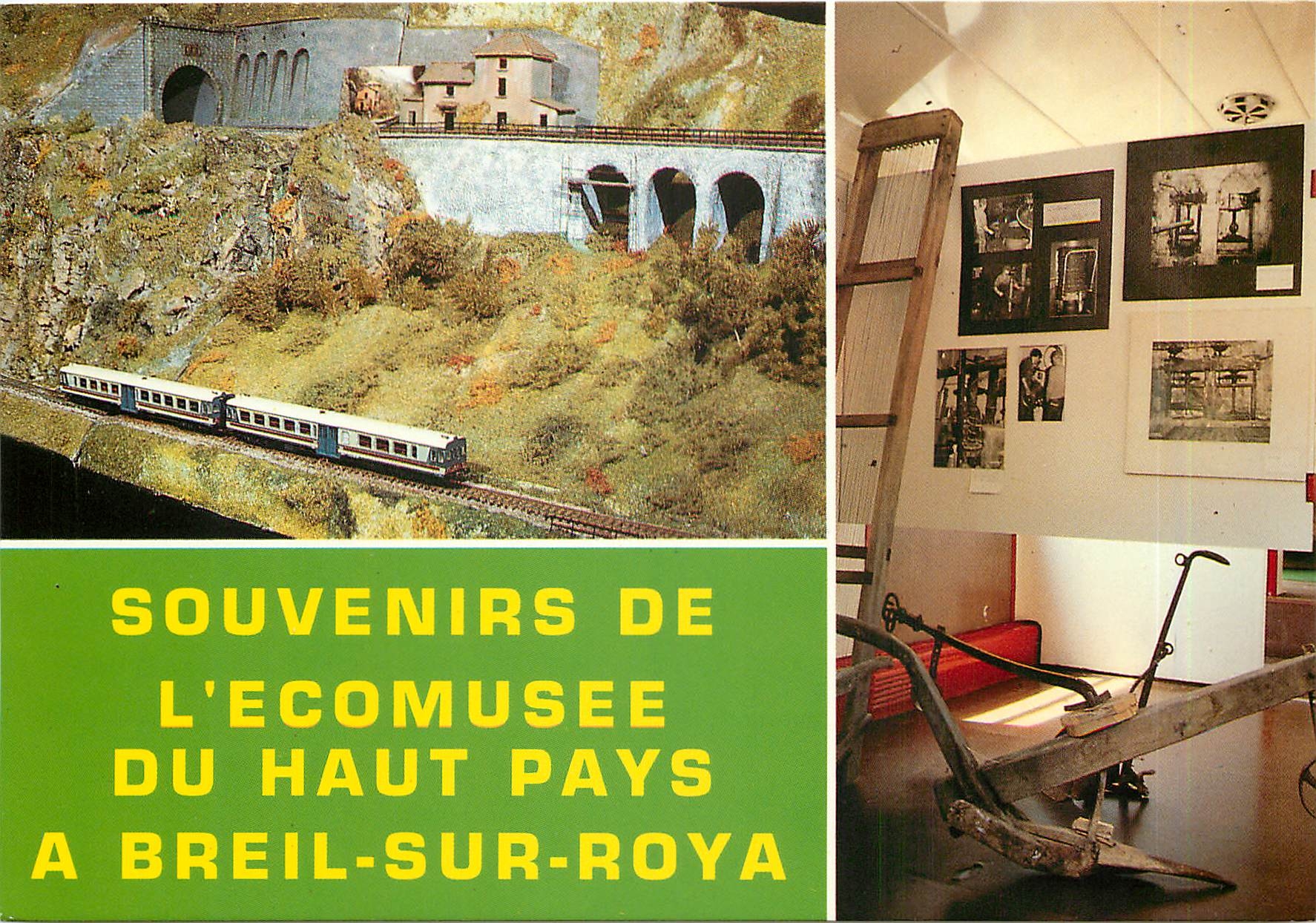 CPM Souvenirs de l'Ecomusee du Haut Pays à Breil sur Roya Machine à vapeur