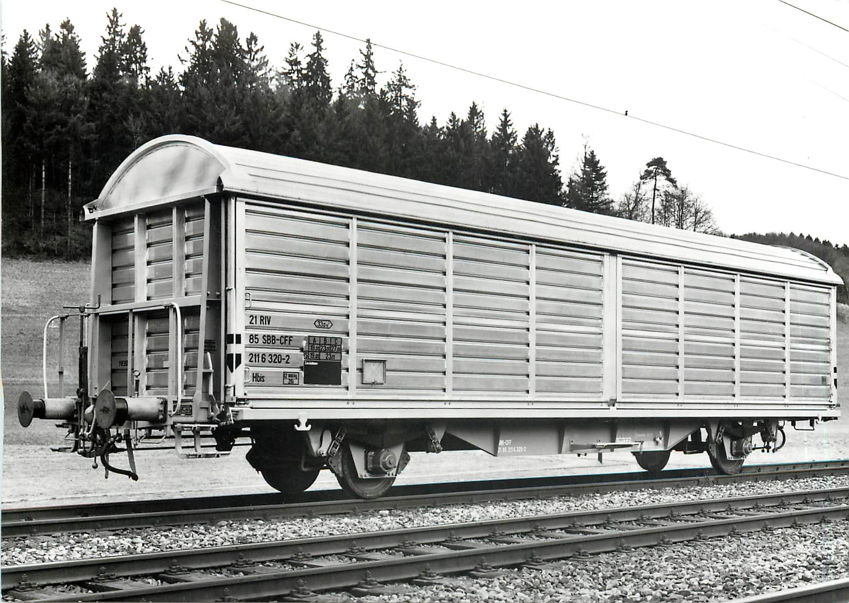 CPM Wagon à partois coulissantes