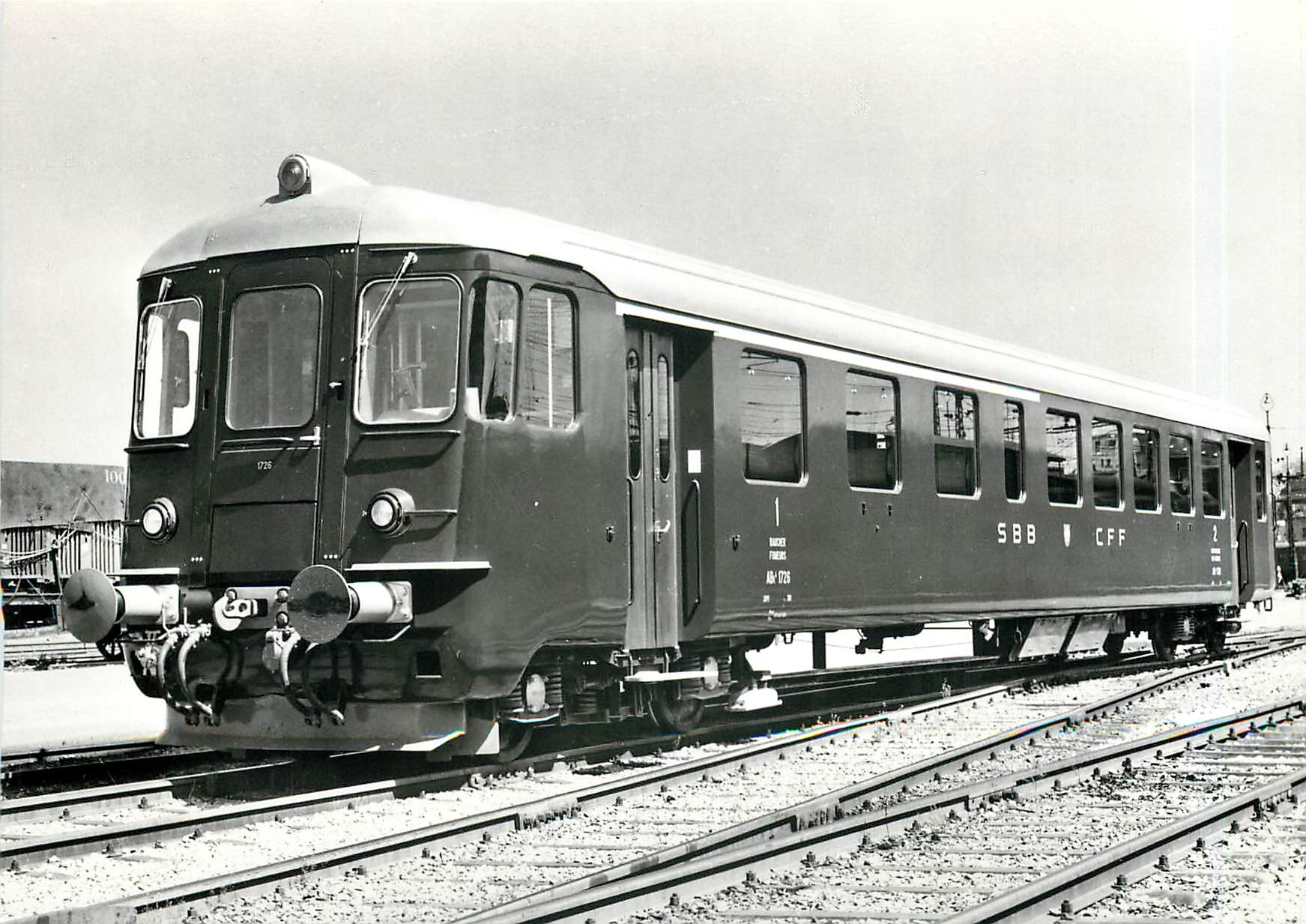 CPM SBB CFF voiture de commande