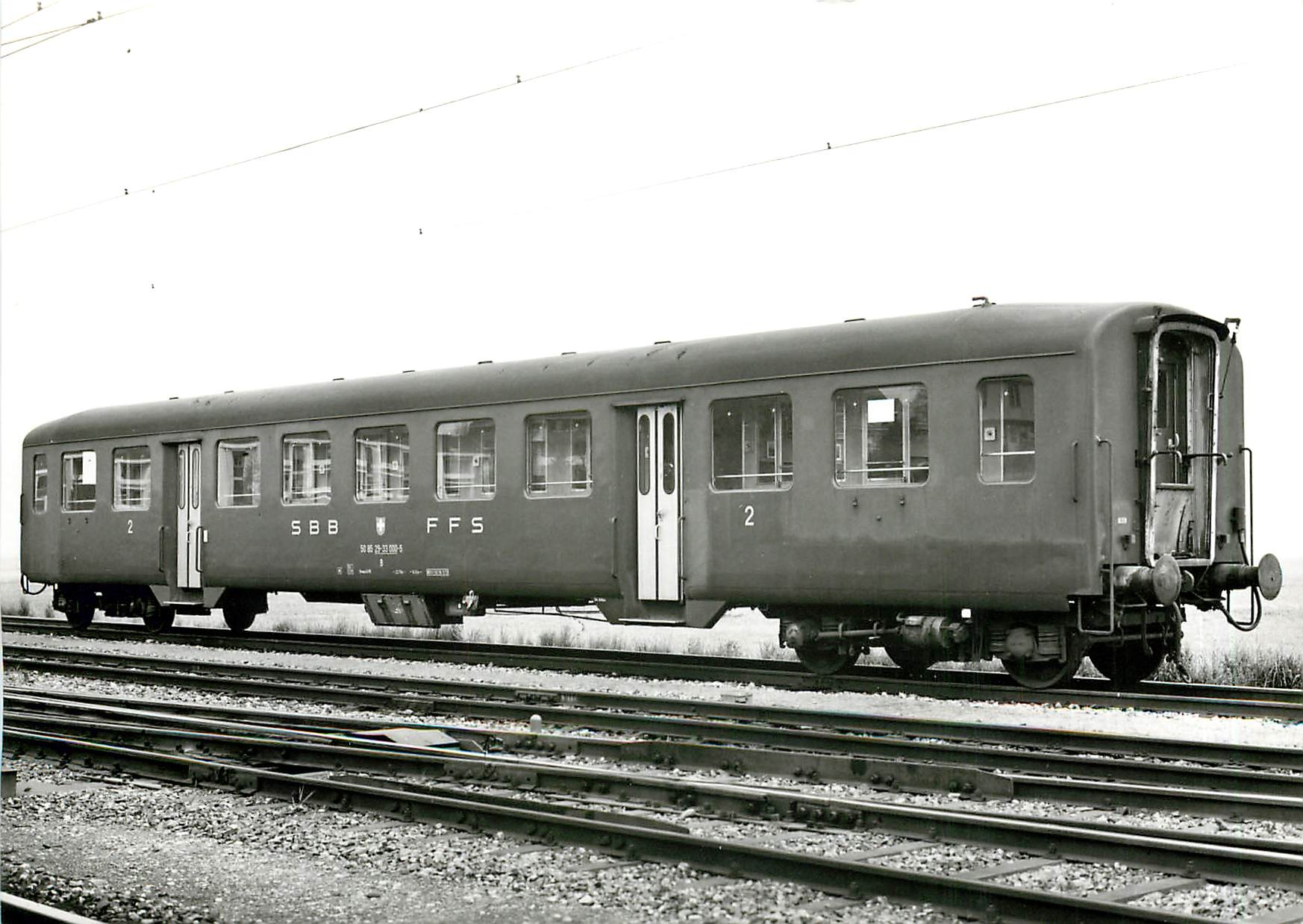 CPM SBB CFF à couloir latéral