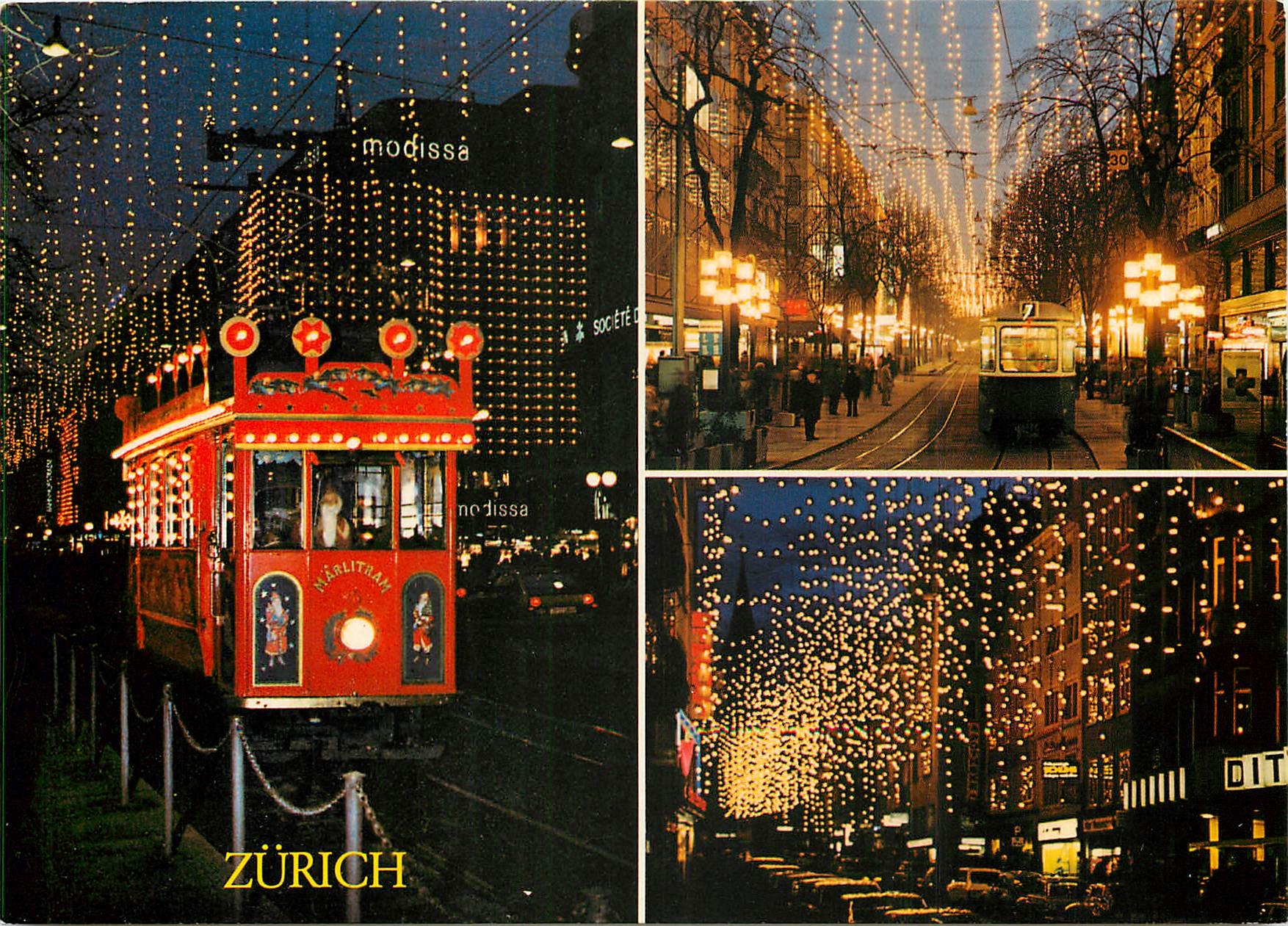 CPM Zurich Weihnachtsbeleuchtung