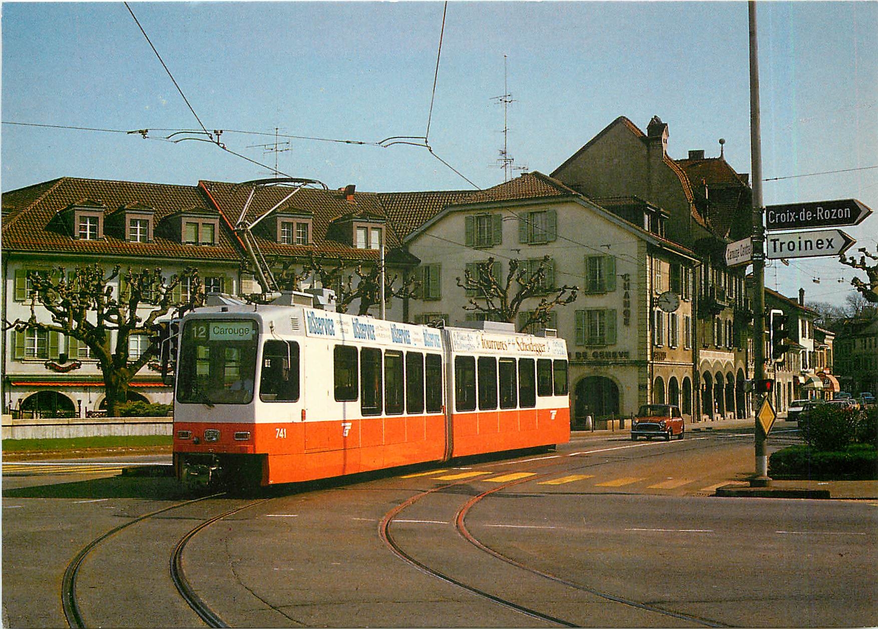 CPM Motrice prototype Duwag ACMV Be au Rondeau de Carouge