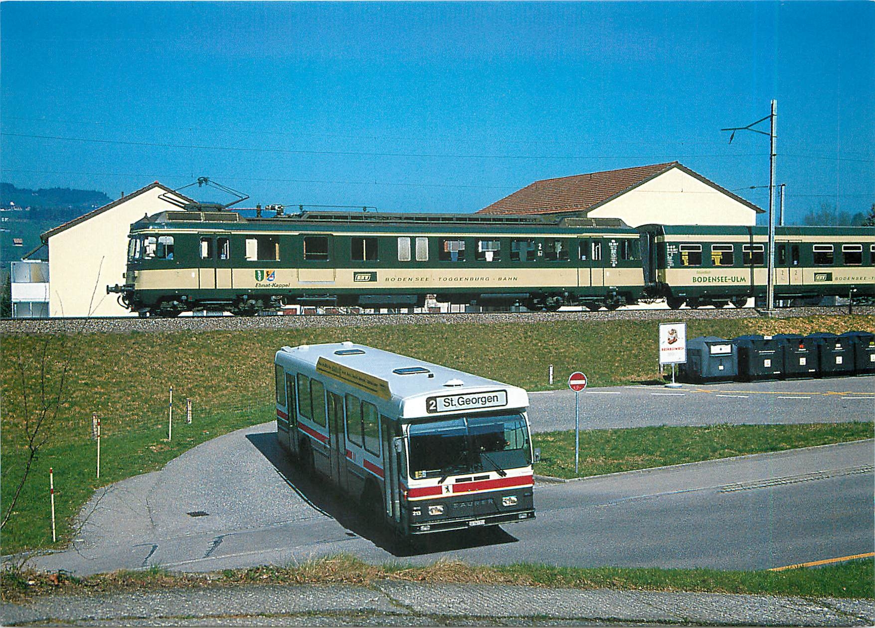 CPM St Gallen VBSG autobus Saurer Hess