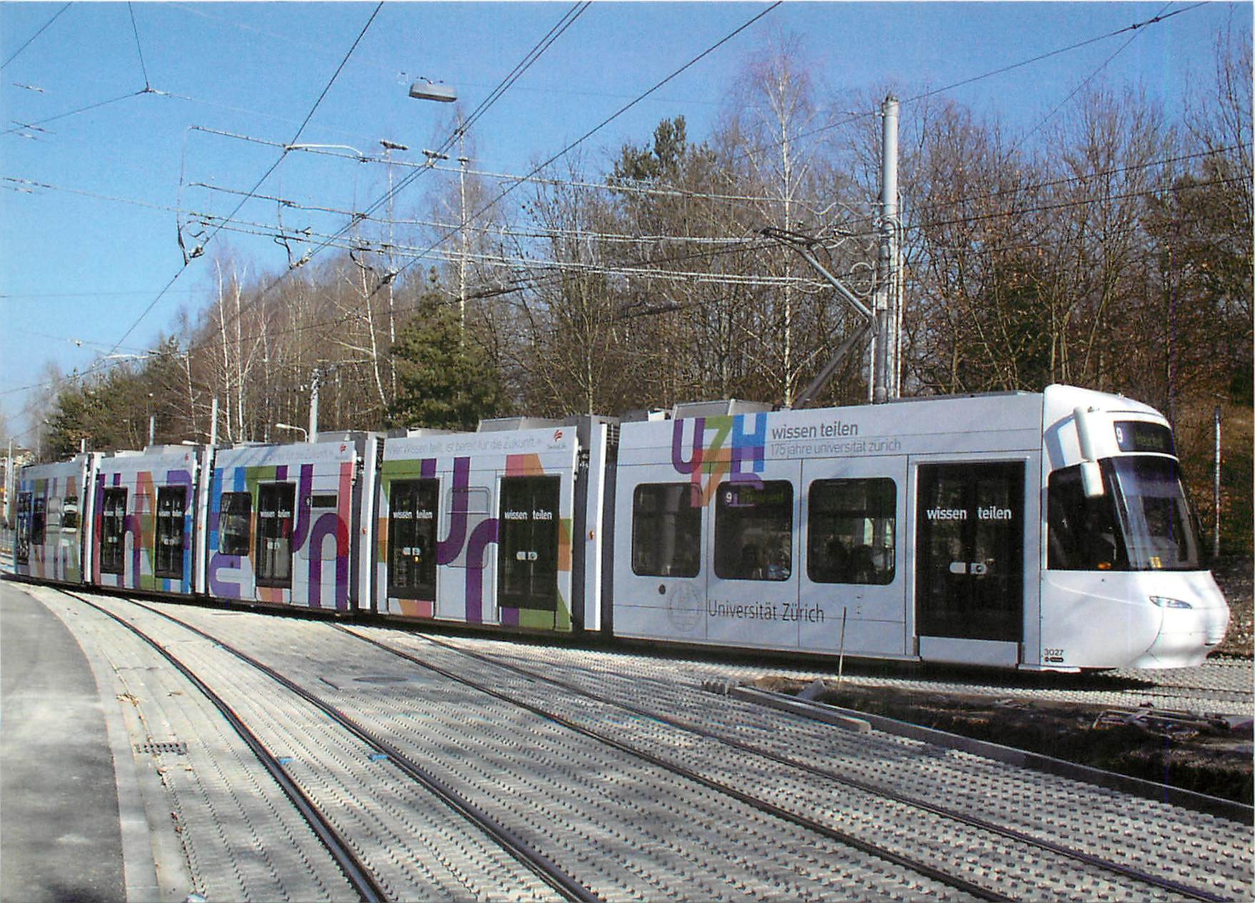 CPM Das universistats tram Cobra Sondertram der VBZ