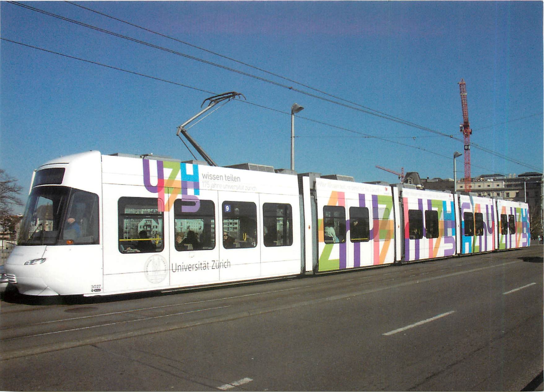 CPM Das universistats tram Cobra Sondertram der VBZ