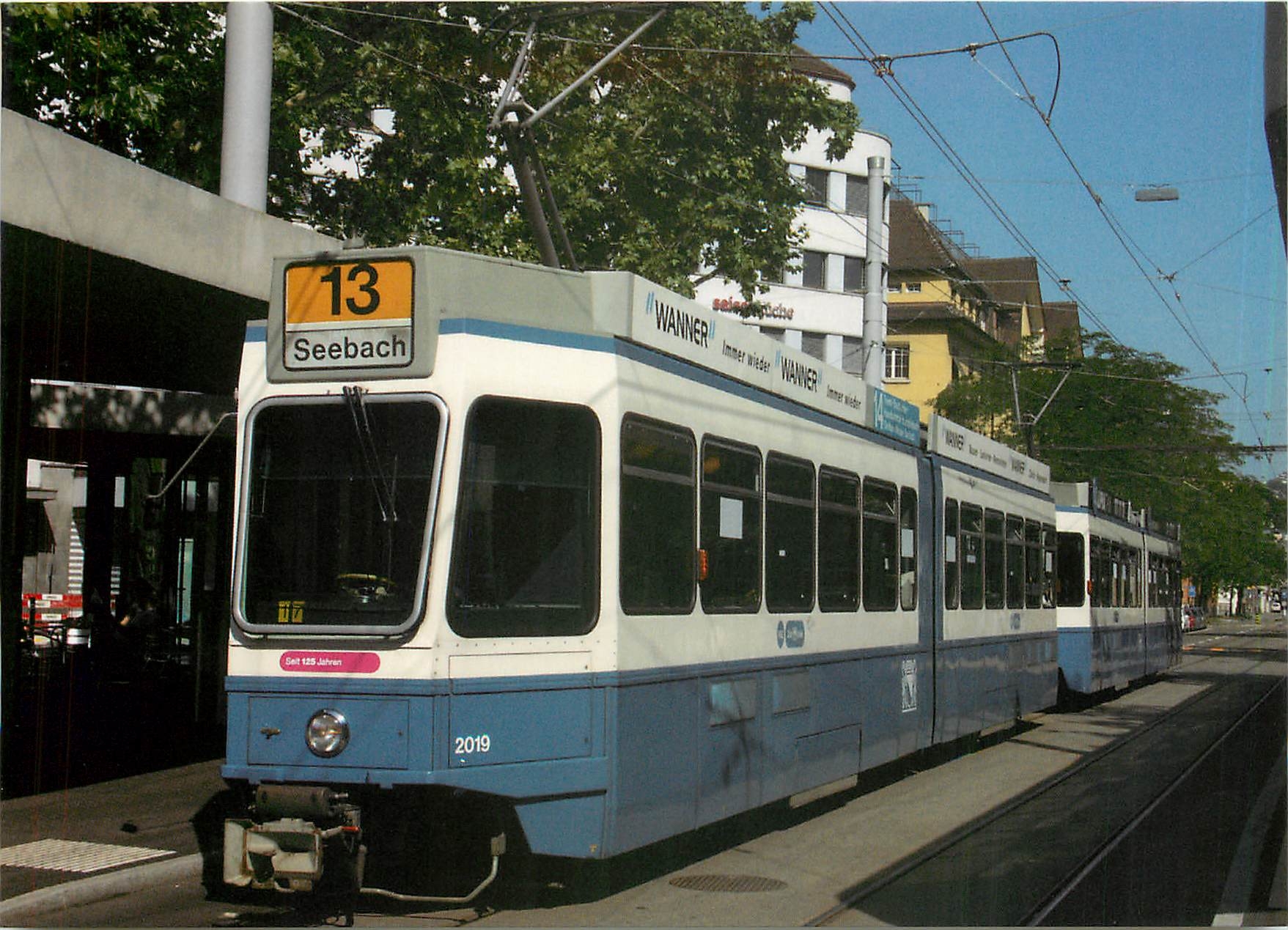 CPM Tram am Limmatplatz anlasslich einer Umleitung