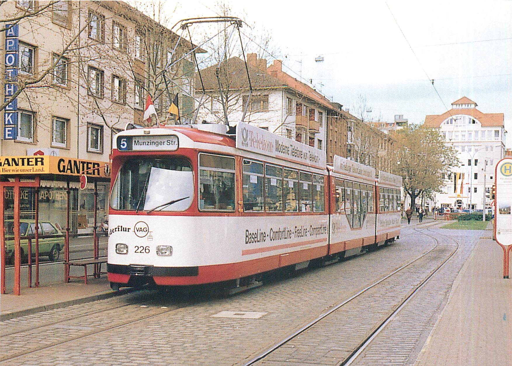 CPM Freiburger StraBenbahn Duewag Dusseldorf